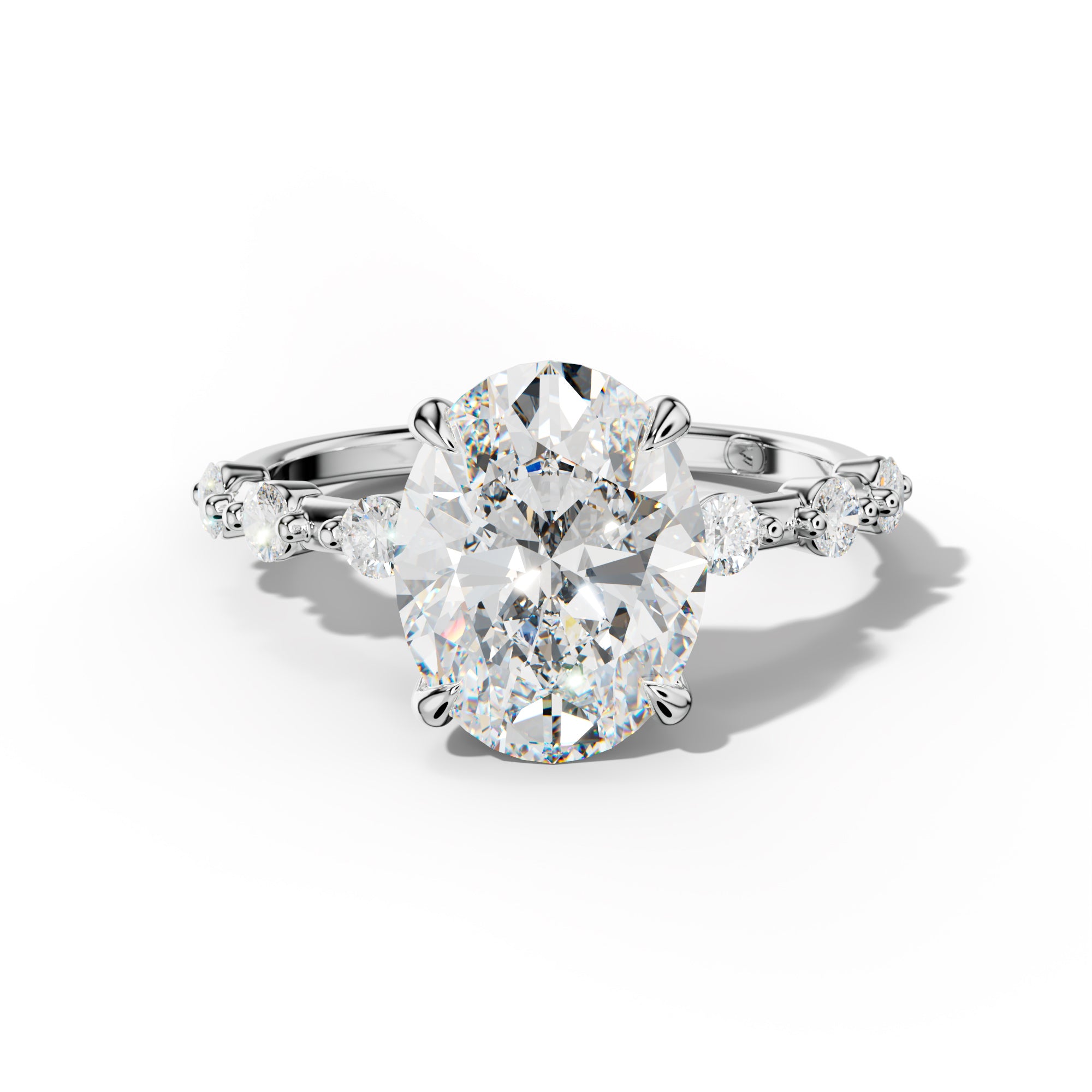 Scarlett Oval Diamond Engagement Ring