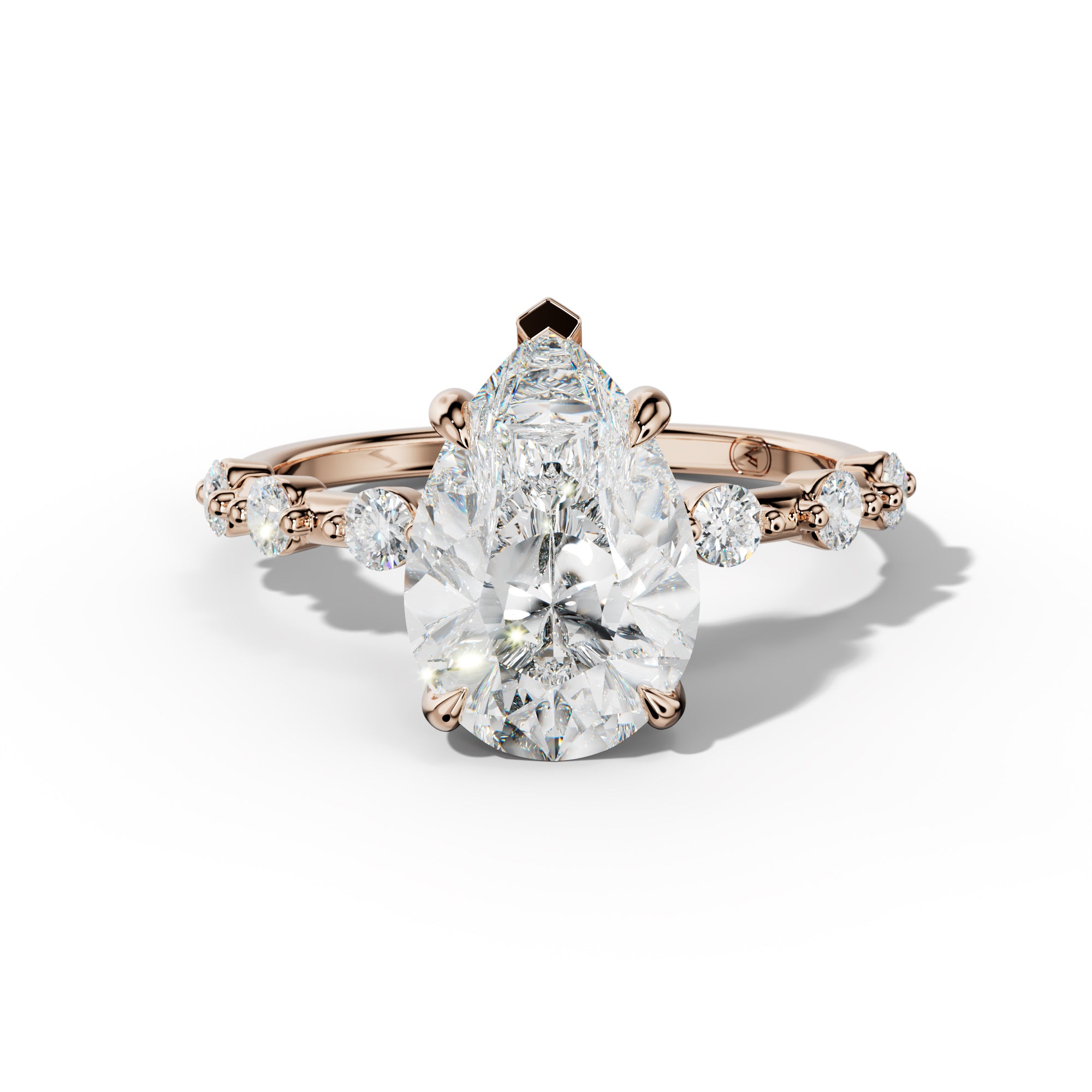 Scarlett Pear Shape Diamond Engagement Ring