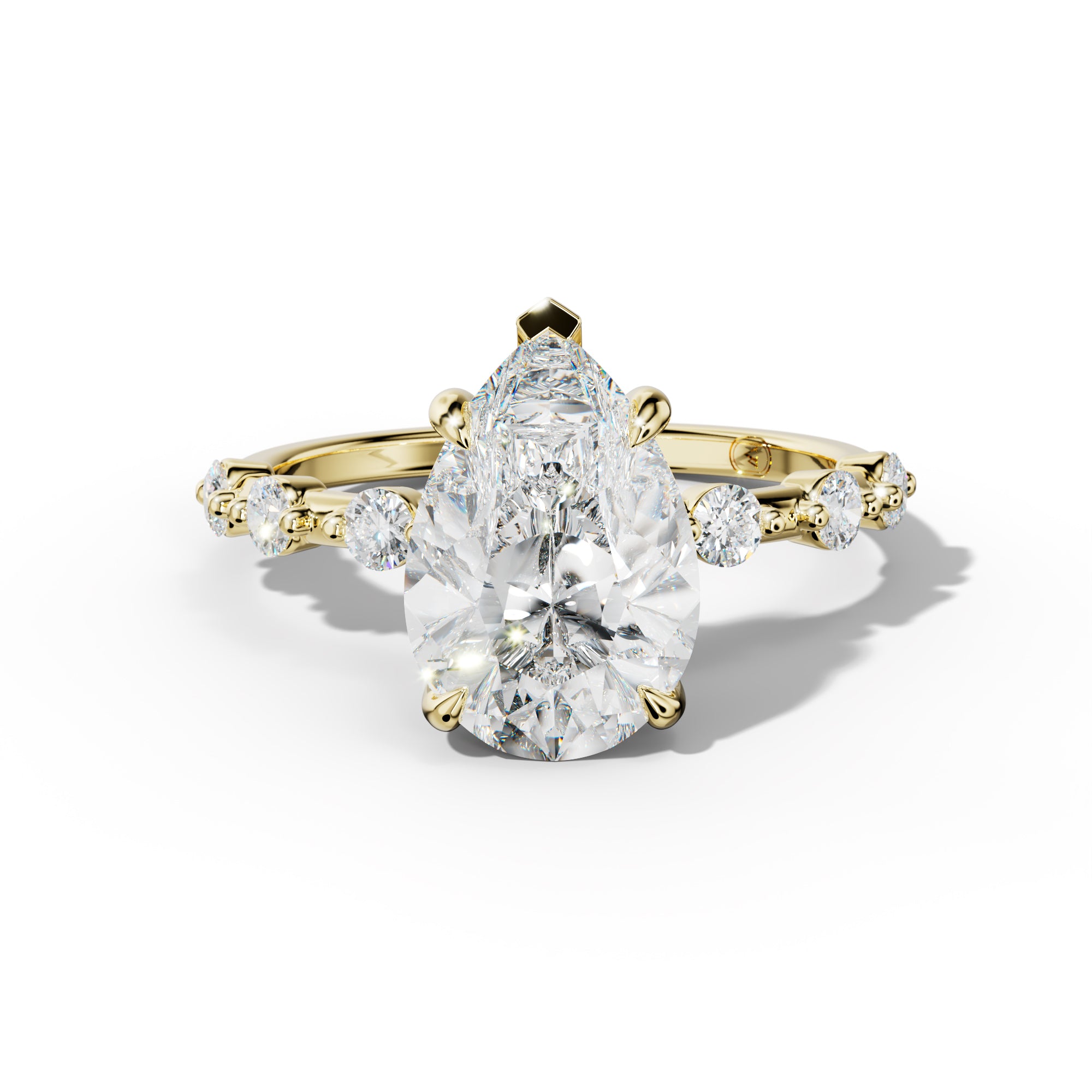 Scarlett Pear Shape Diamond Engagement Ring