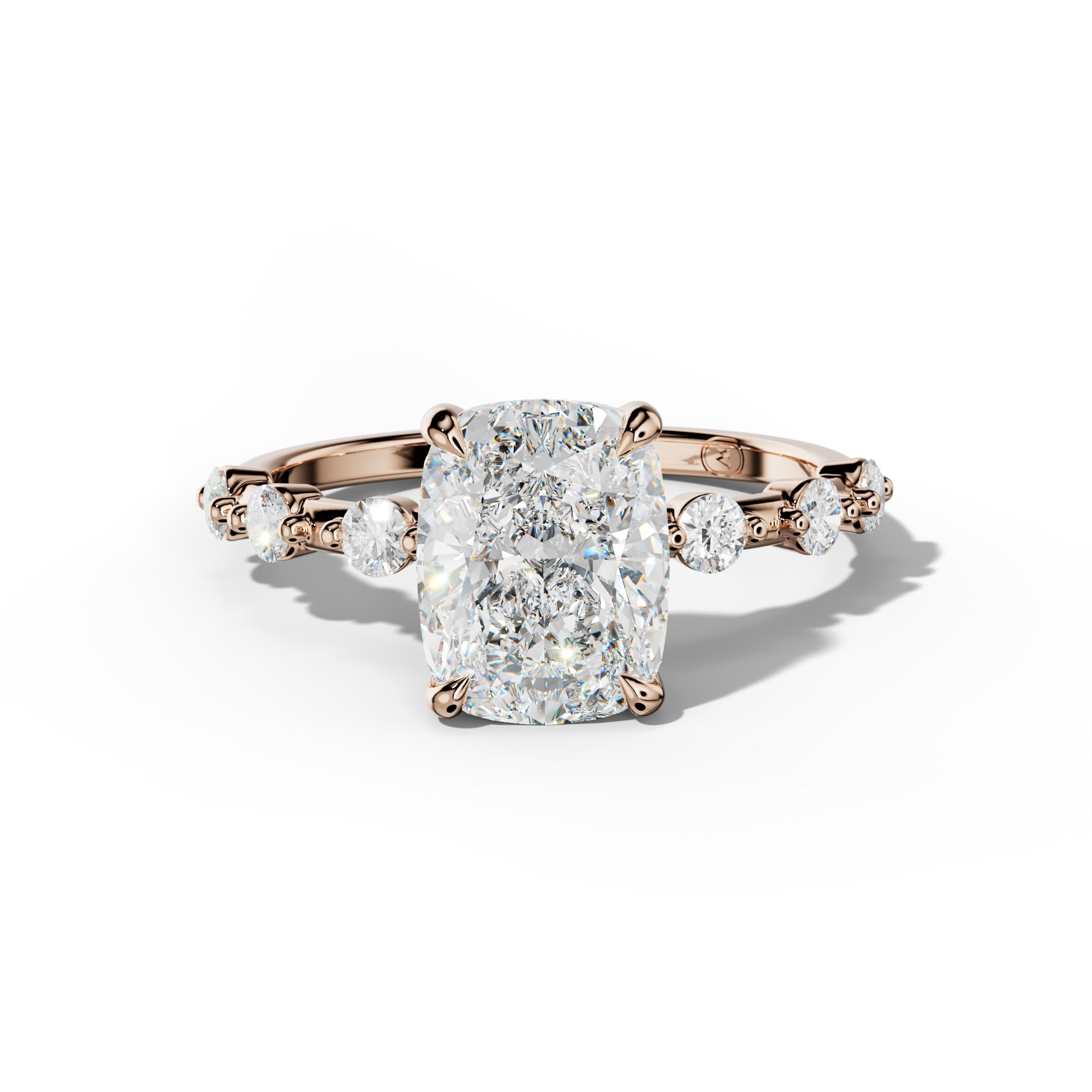 Scarlett Elongated Cushion Cut Diamond Engagement Ring