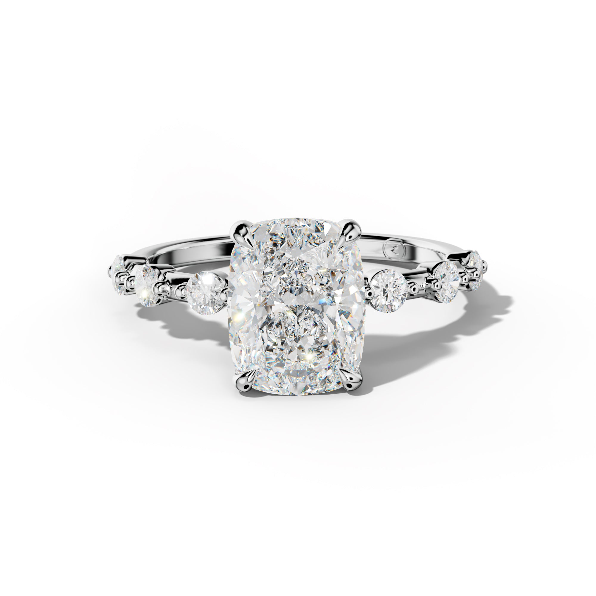 Scarlett Elongated Cushion Cut Diamond Engagement Ring