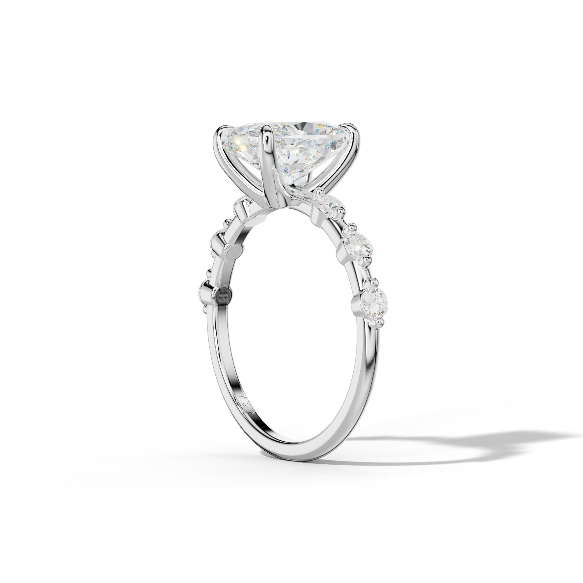 Scarlett Elongated Cushion Cut Diamond Engagement Ring