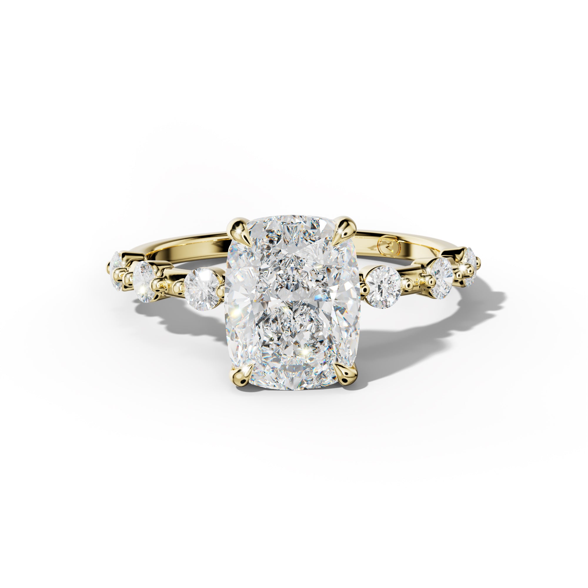 Scarlett Elongated Cushion Cut Diamond Engagement Ring