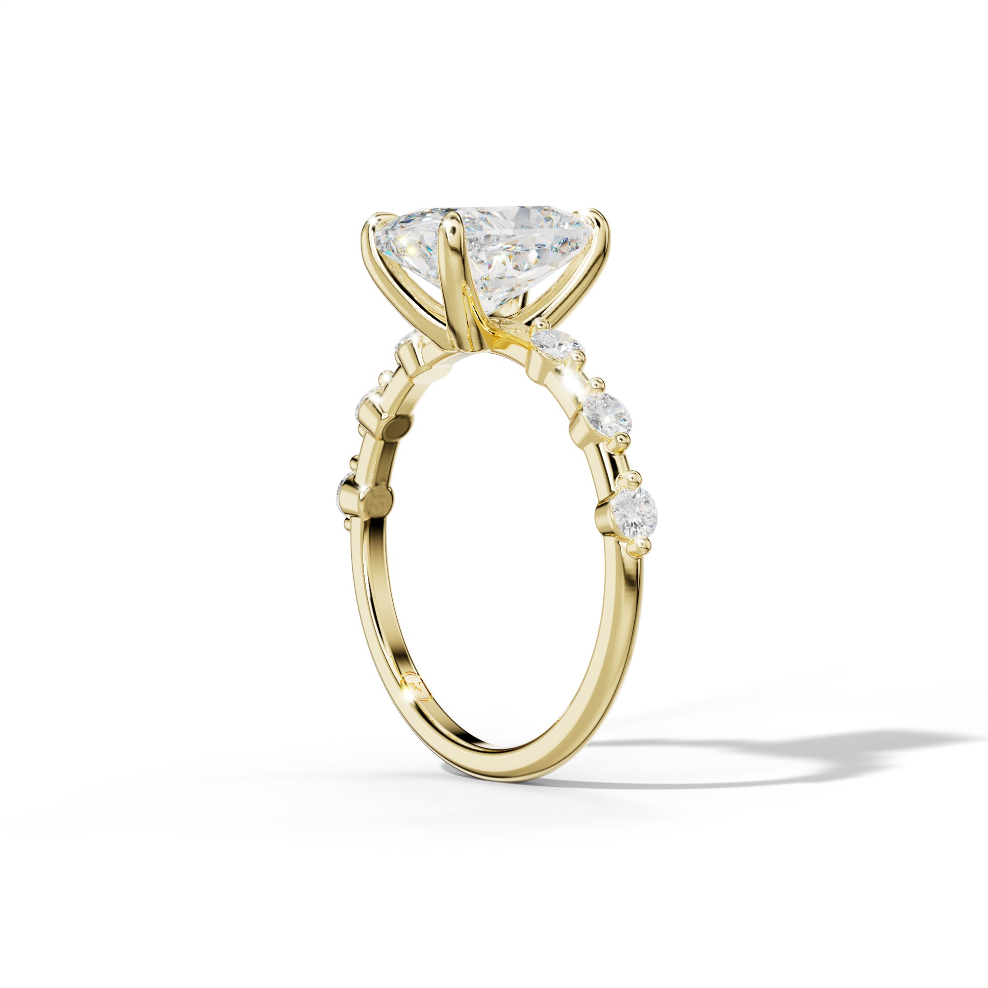 Scarlett Elongated Cushion Cut Diamond Engagement Ring