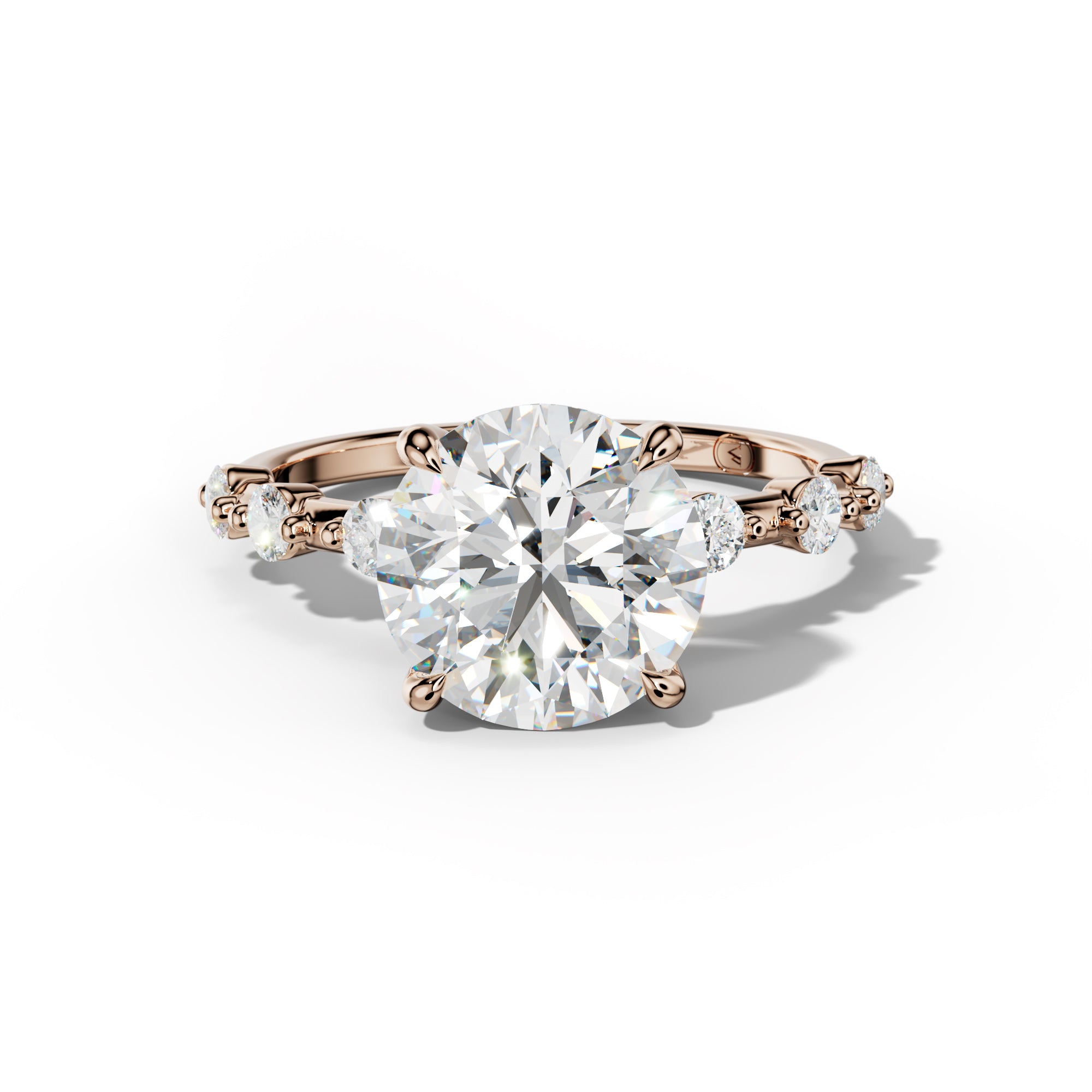 Scarlett Round Diamond Engagement Ring