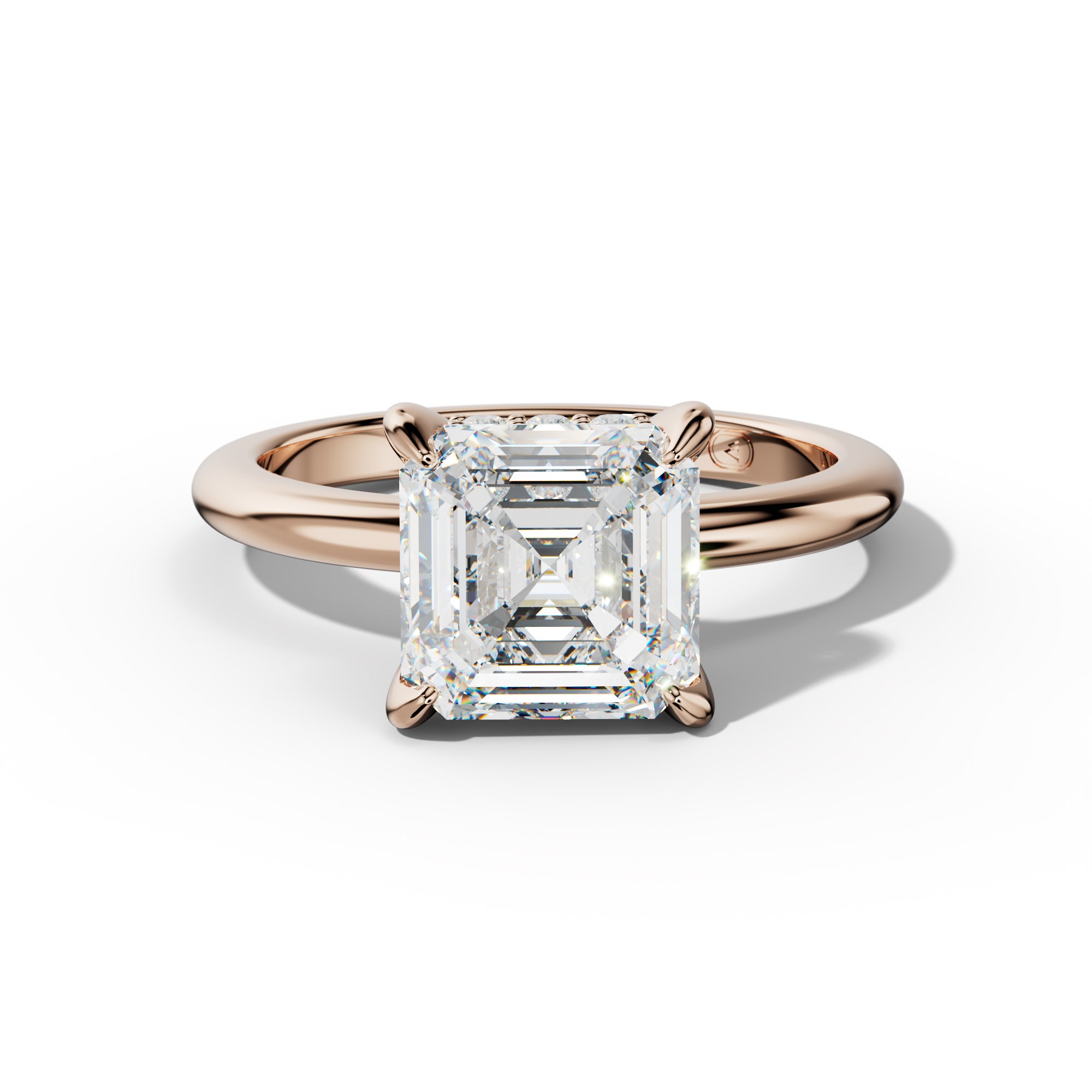 Natalie Asscher Cut Diamond Engagement Ring