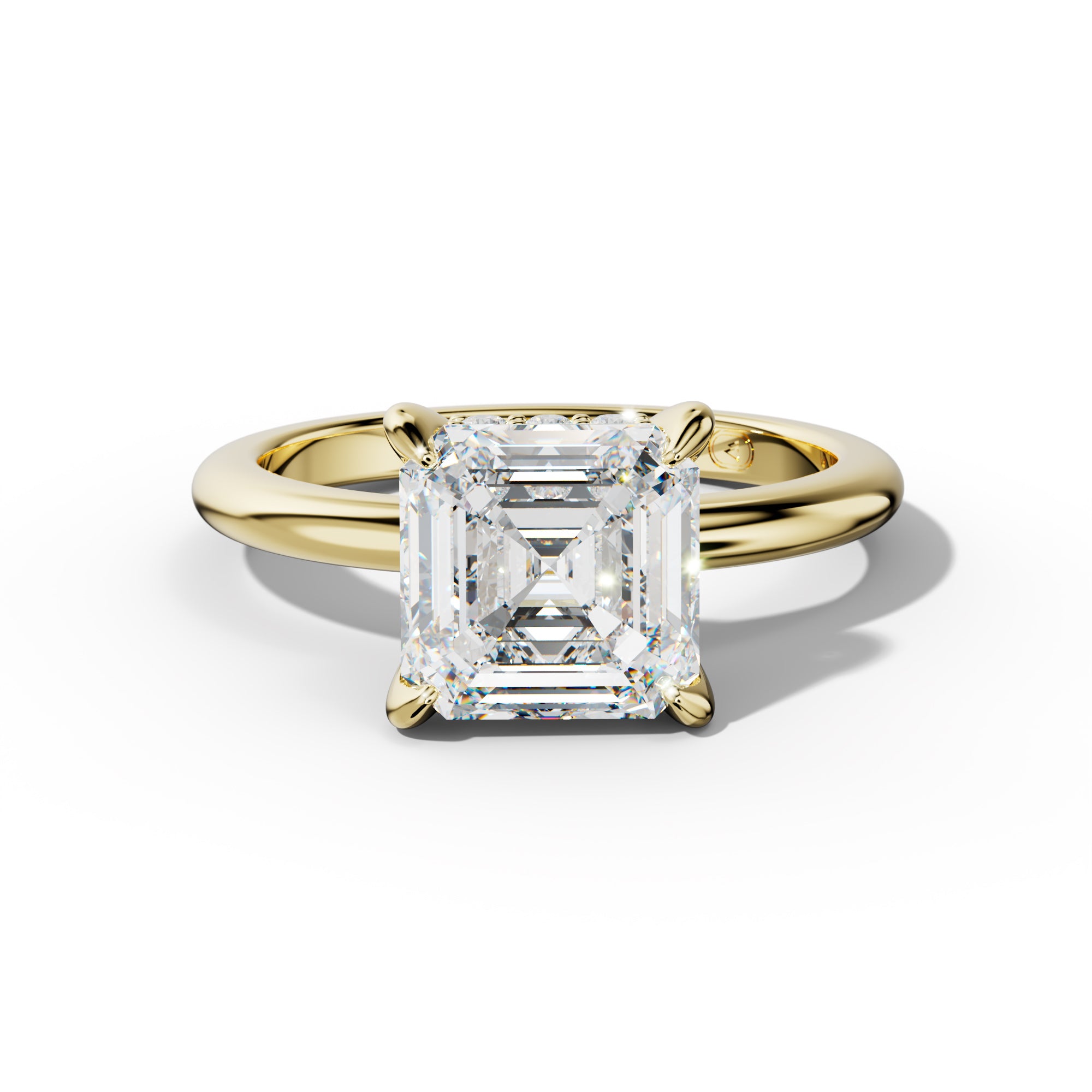 Natalie Asscher Cut Diamond Engagement Ring