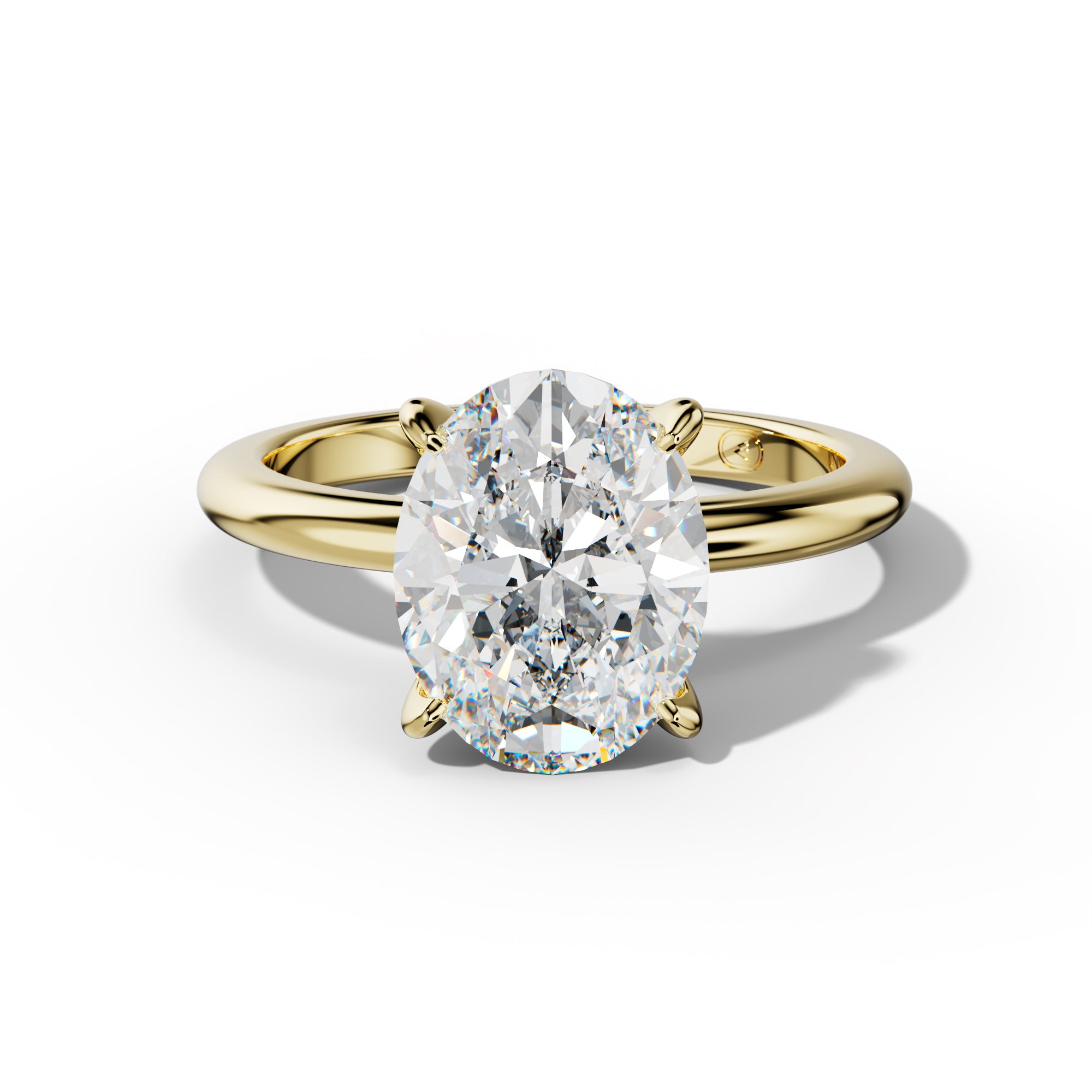 Natalie Oval Diamond Engagement Ring