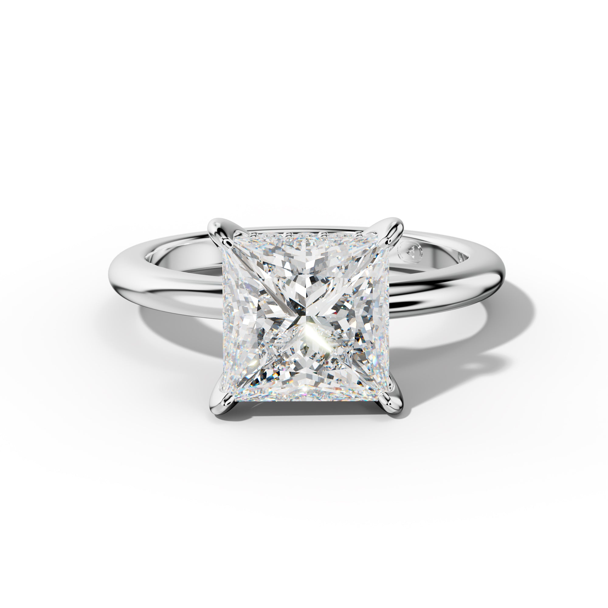 Natalie Princess Cut Engagement Ring