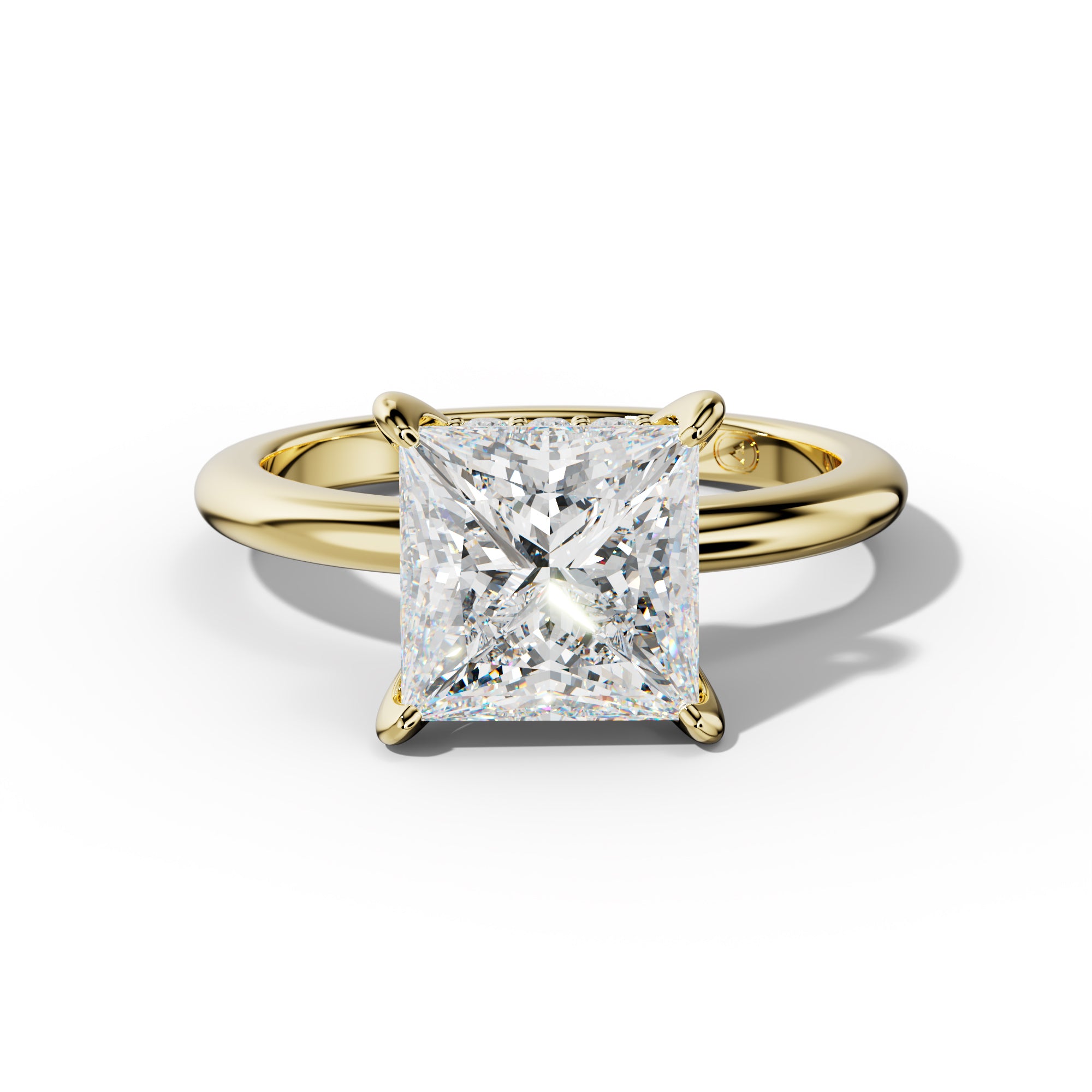 Natalie Princess Cut Engagement Ring