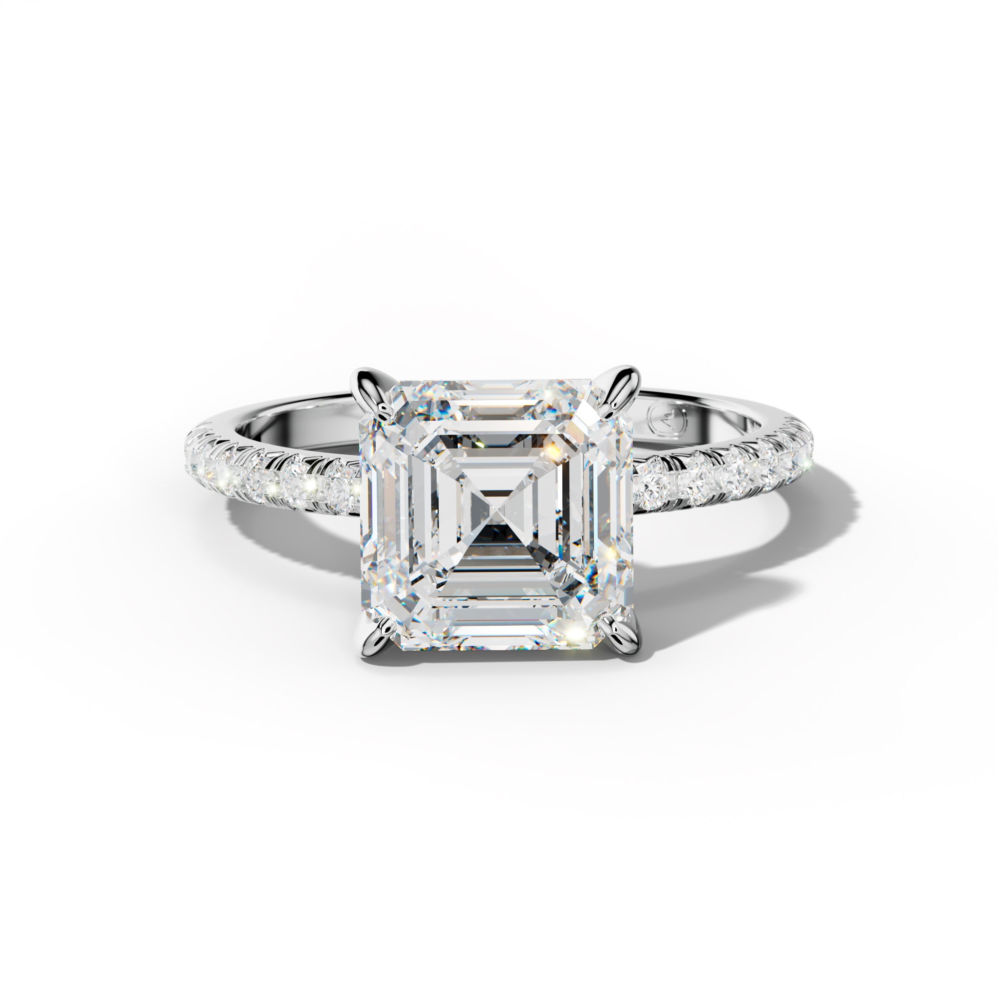 Audrey Asscher Cut Engagement Ring