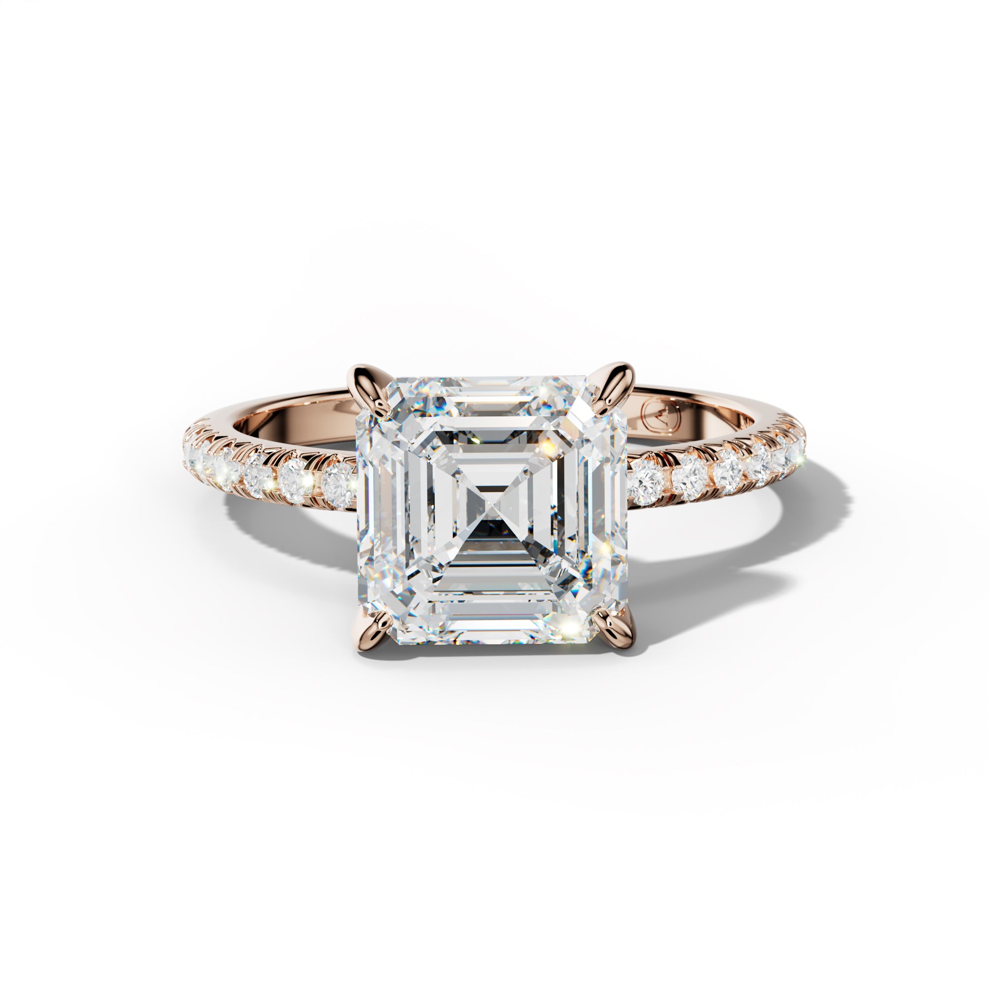 Audrey Asscher Cut Engagement Ring