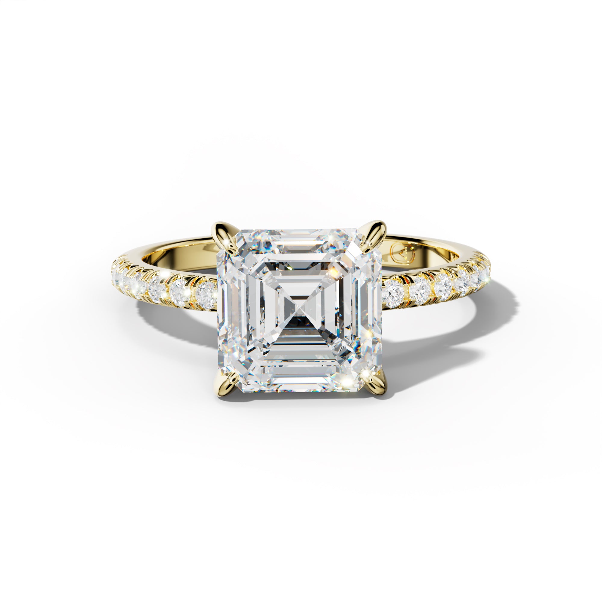 Audrey Asscher Cut Engagement Ring