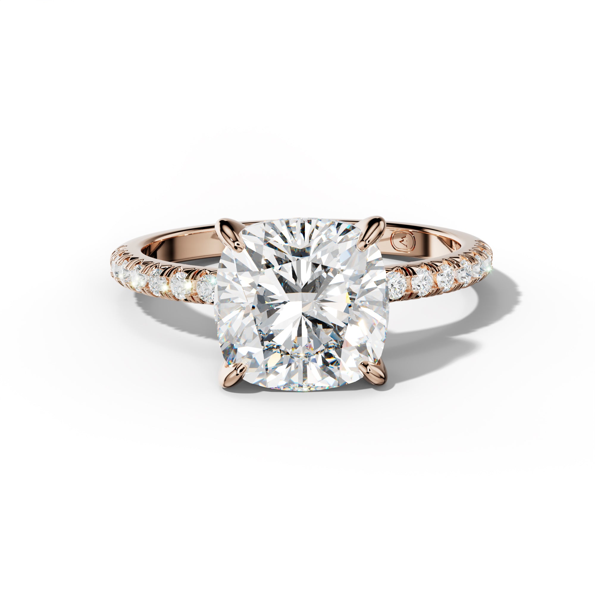 Audrey Cushion Cut Engagement Ring