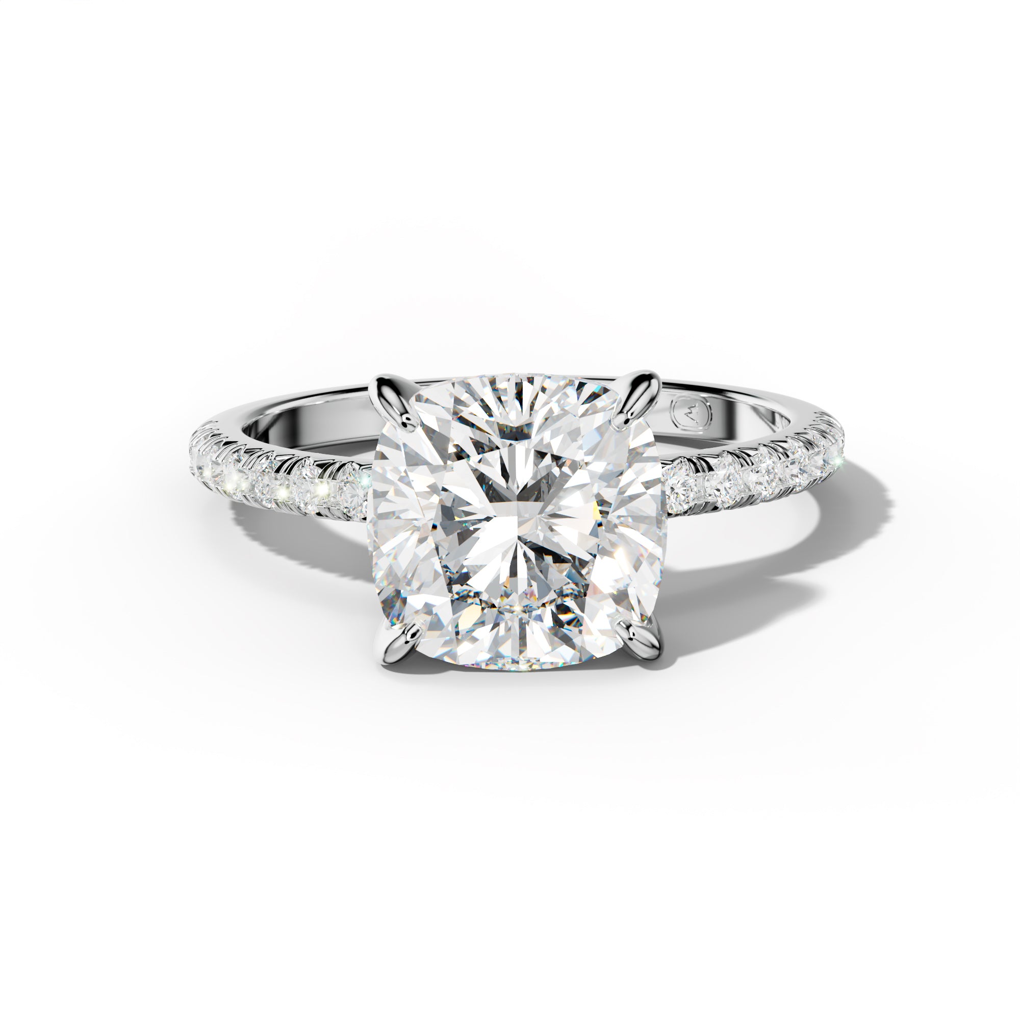 Audrey Cushion Cut Engagement Ring