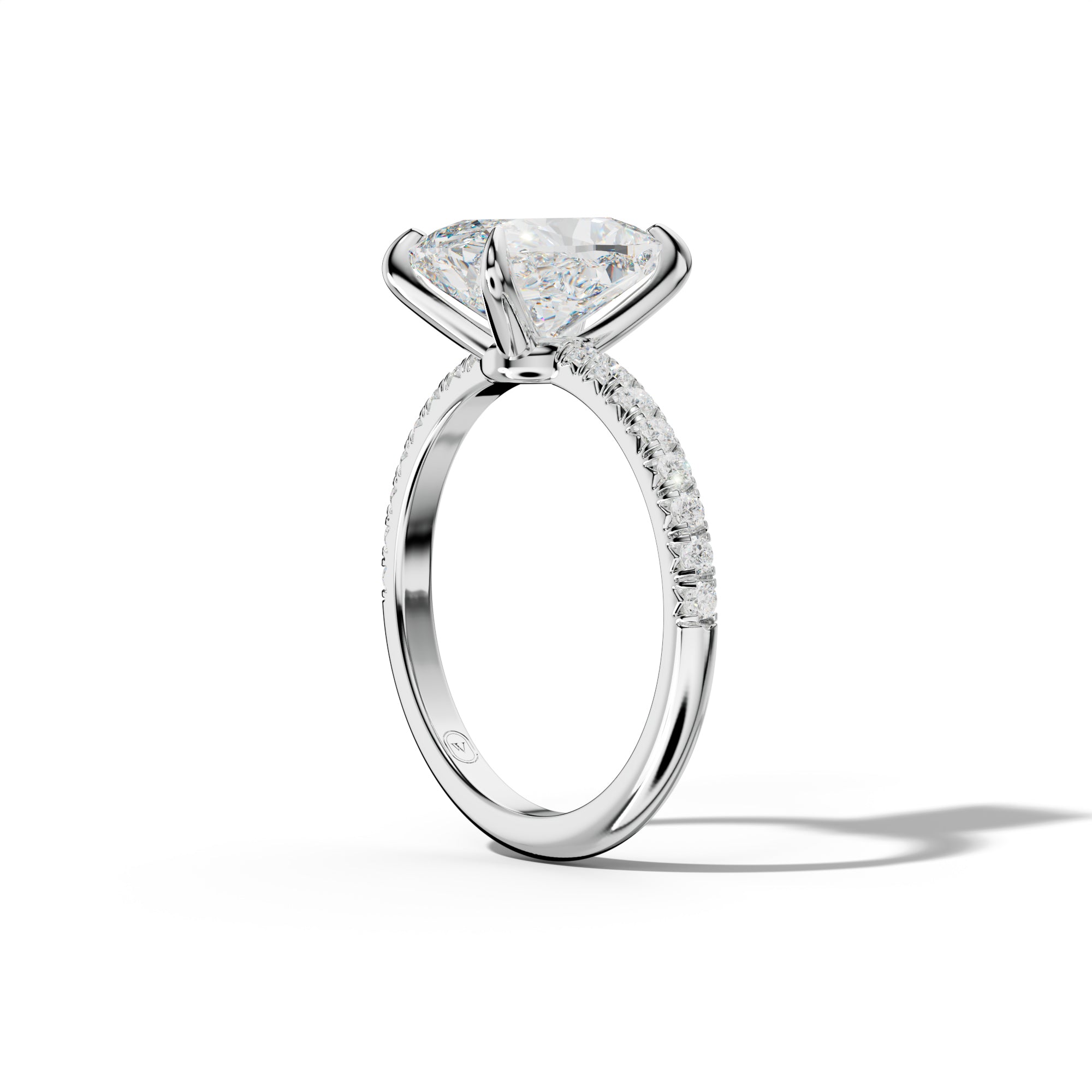 Audrey Elongated Cushion Cut Engagement Ring