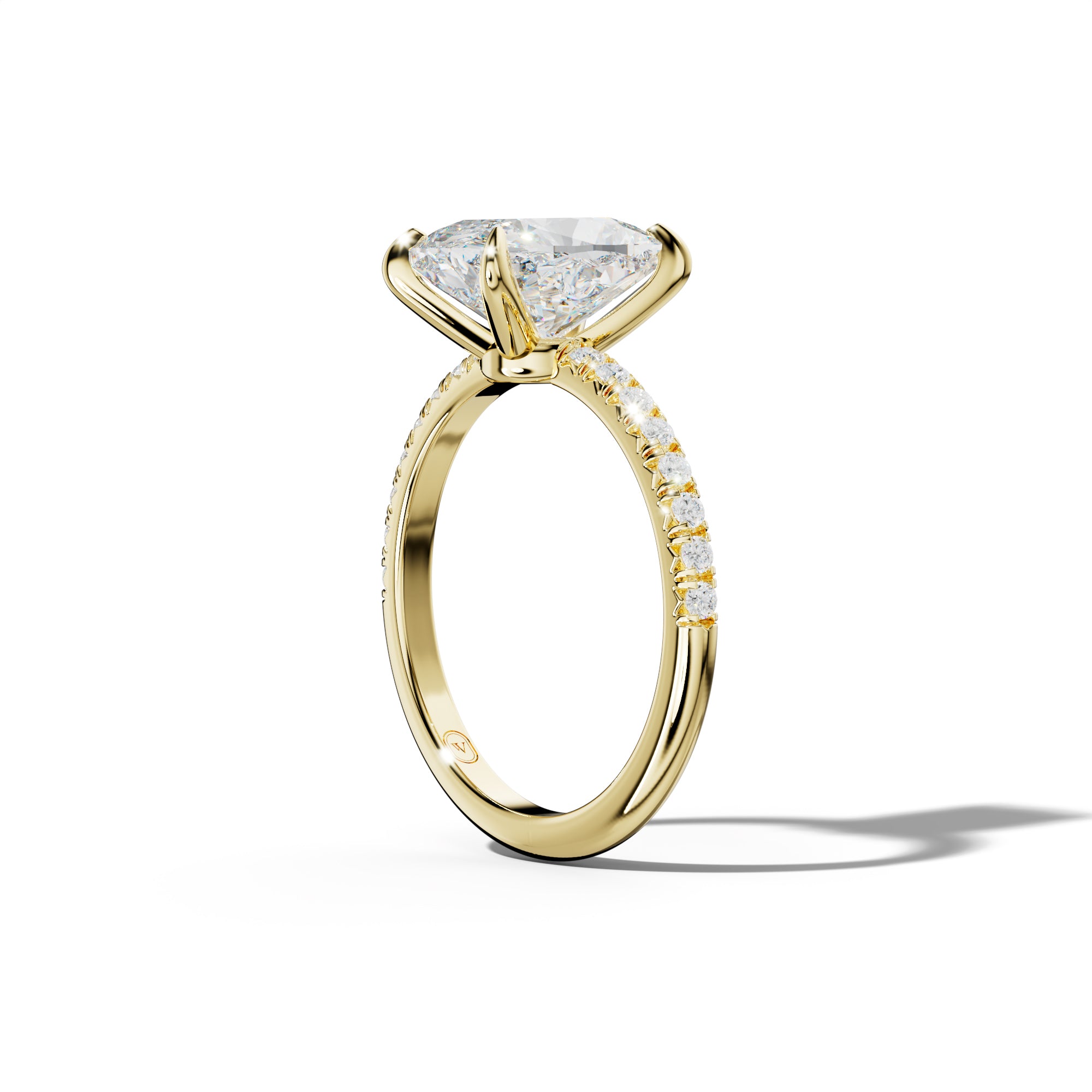 Audrey Elongated Cushion Cut Engagement Ring