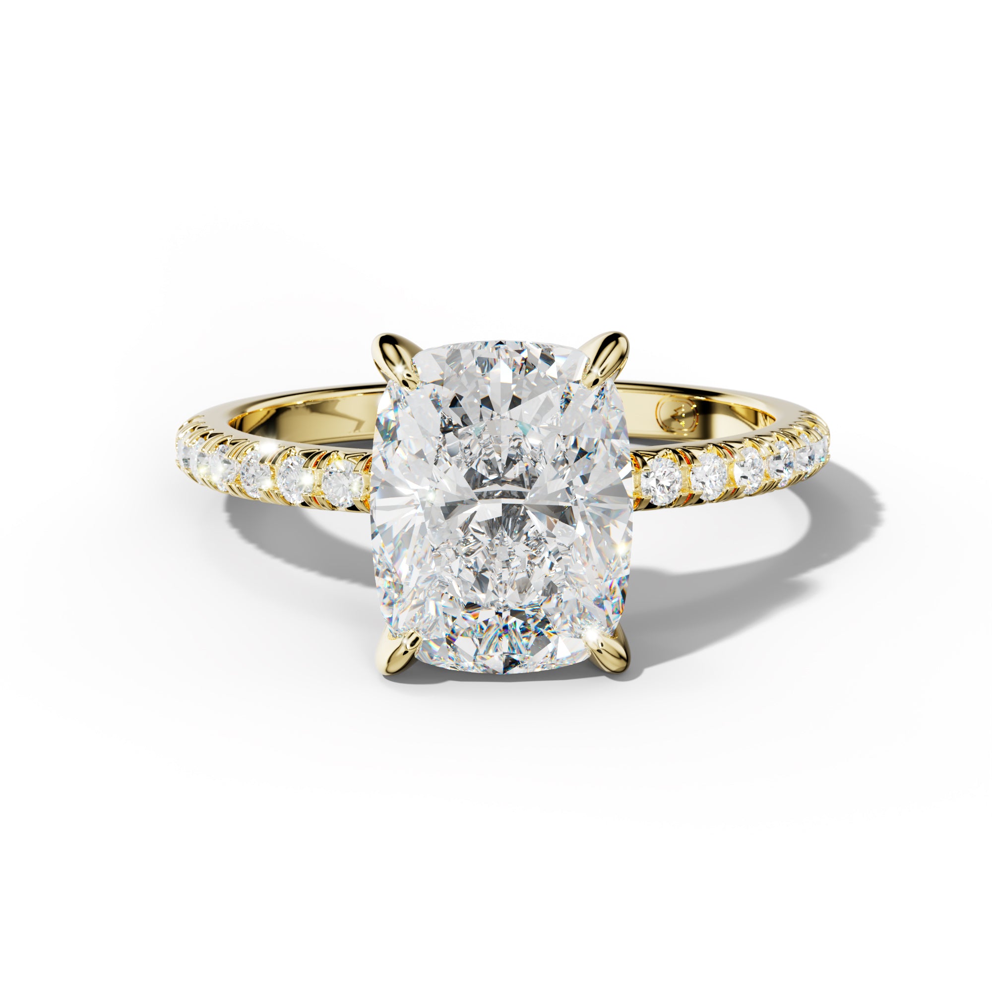 Audrey Elongated Cushion Cut Engagement Ring