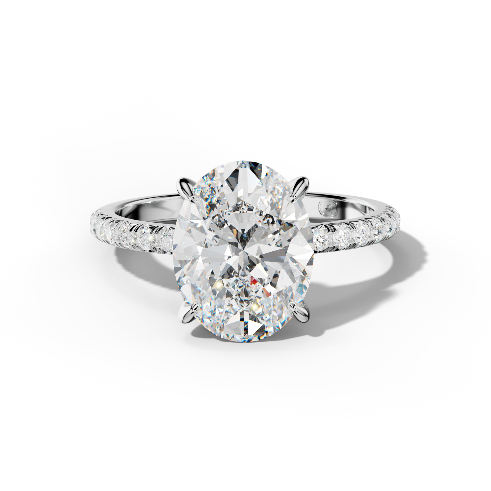 Audrey Oval Diamond Engagement Ring