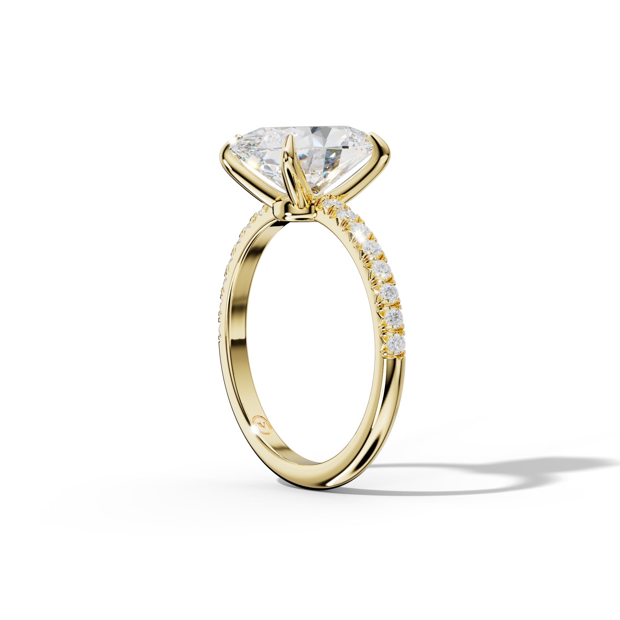 Audrey Oval Diamond Engagement Ring