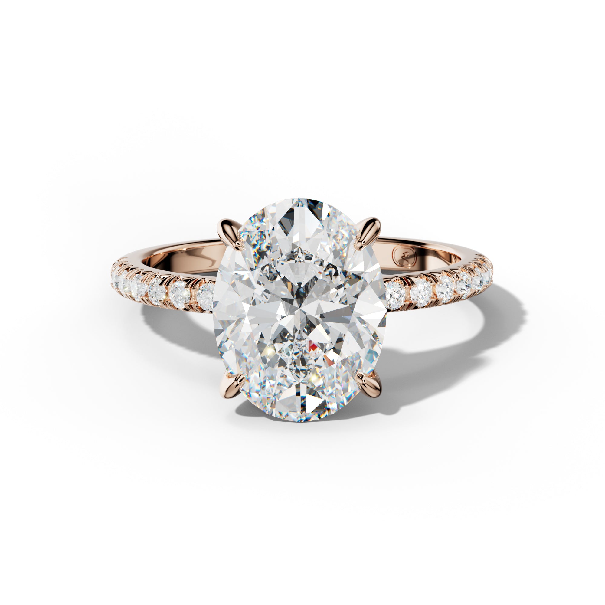 Audrey Oval Diamond Engagement Ring