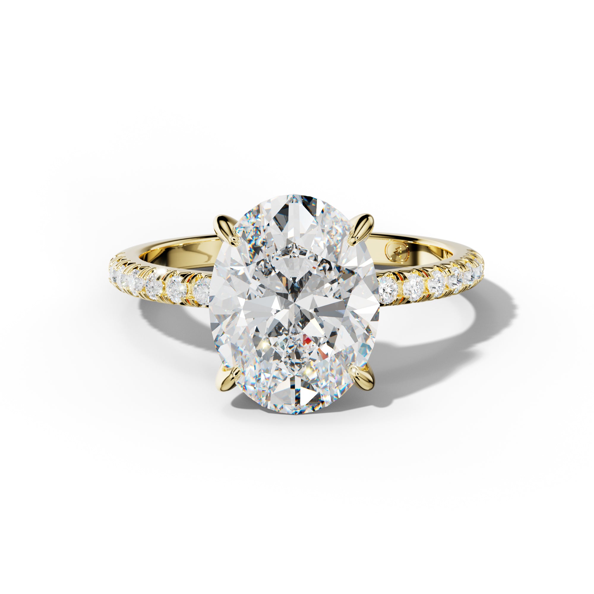 Audrey Oval Diamond Engagement Ring