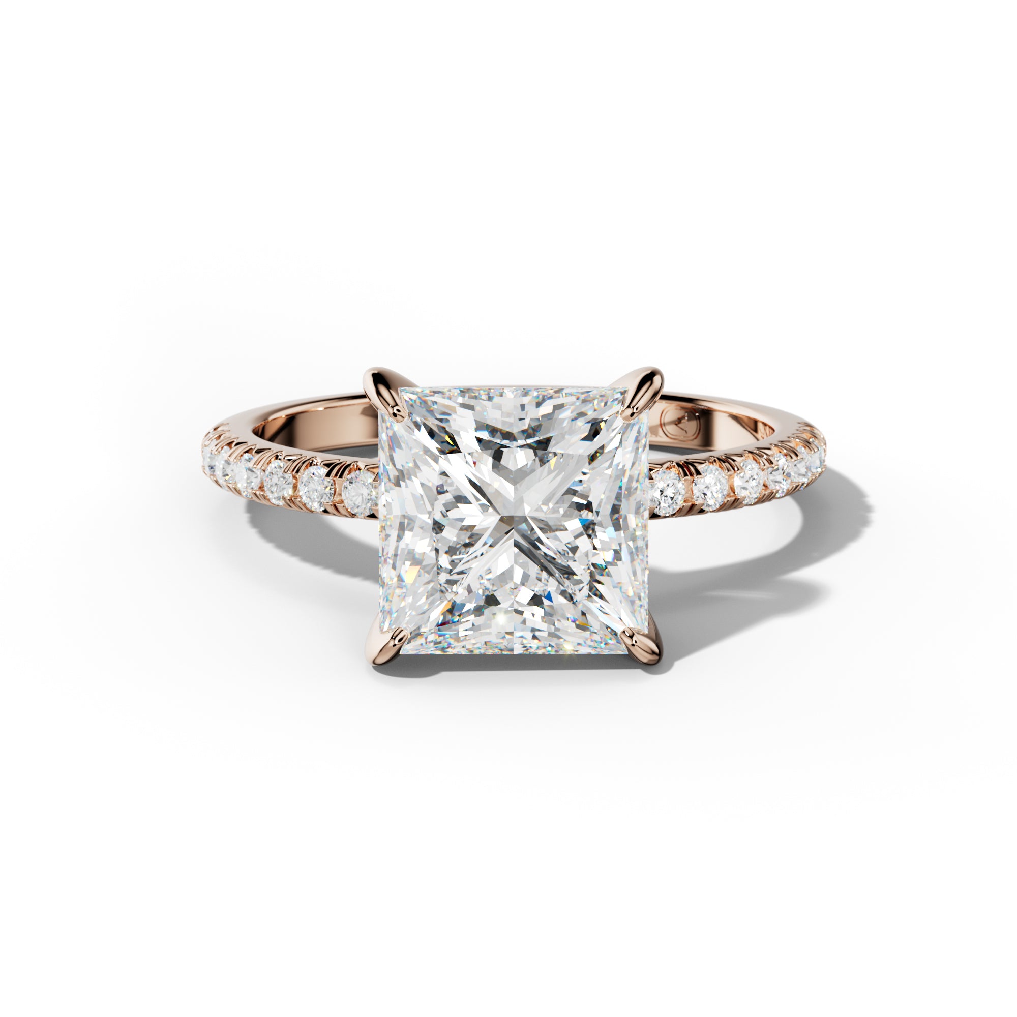 Audrey Princess Cut Engagement Ring