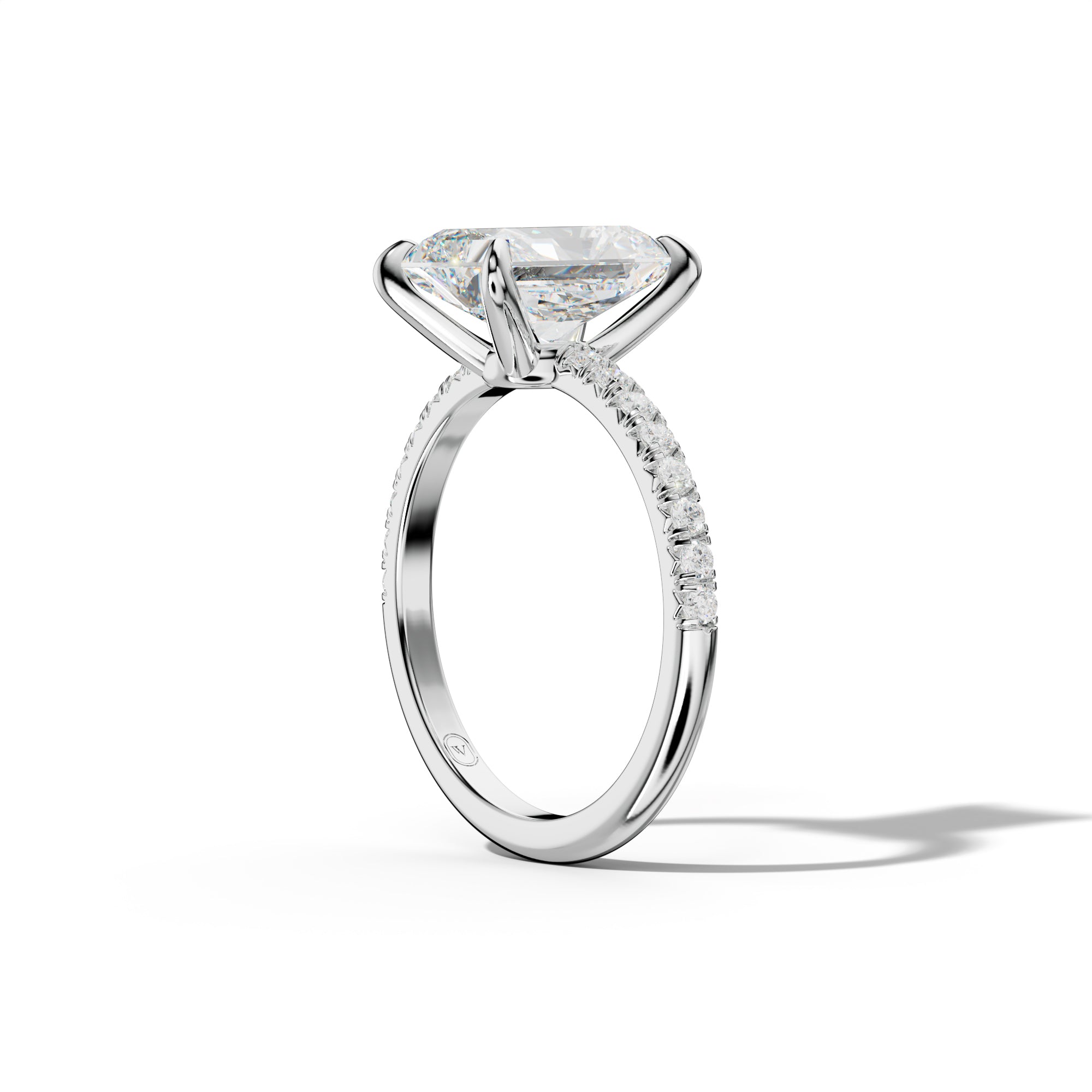 Audrey Radiant Cut Engagement Ring