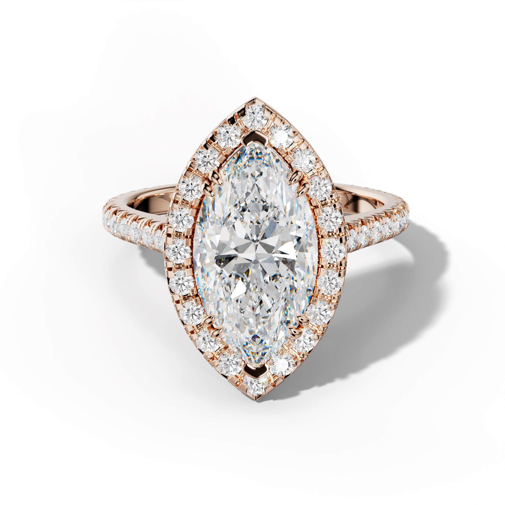 Madison Marquise Cut Diamond Engagement Ring