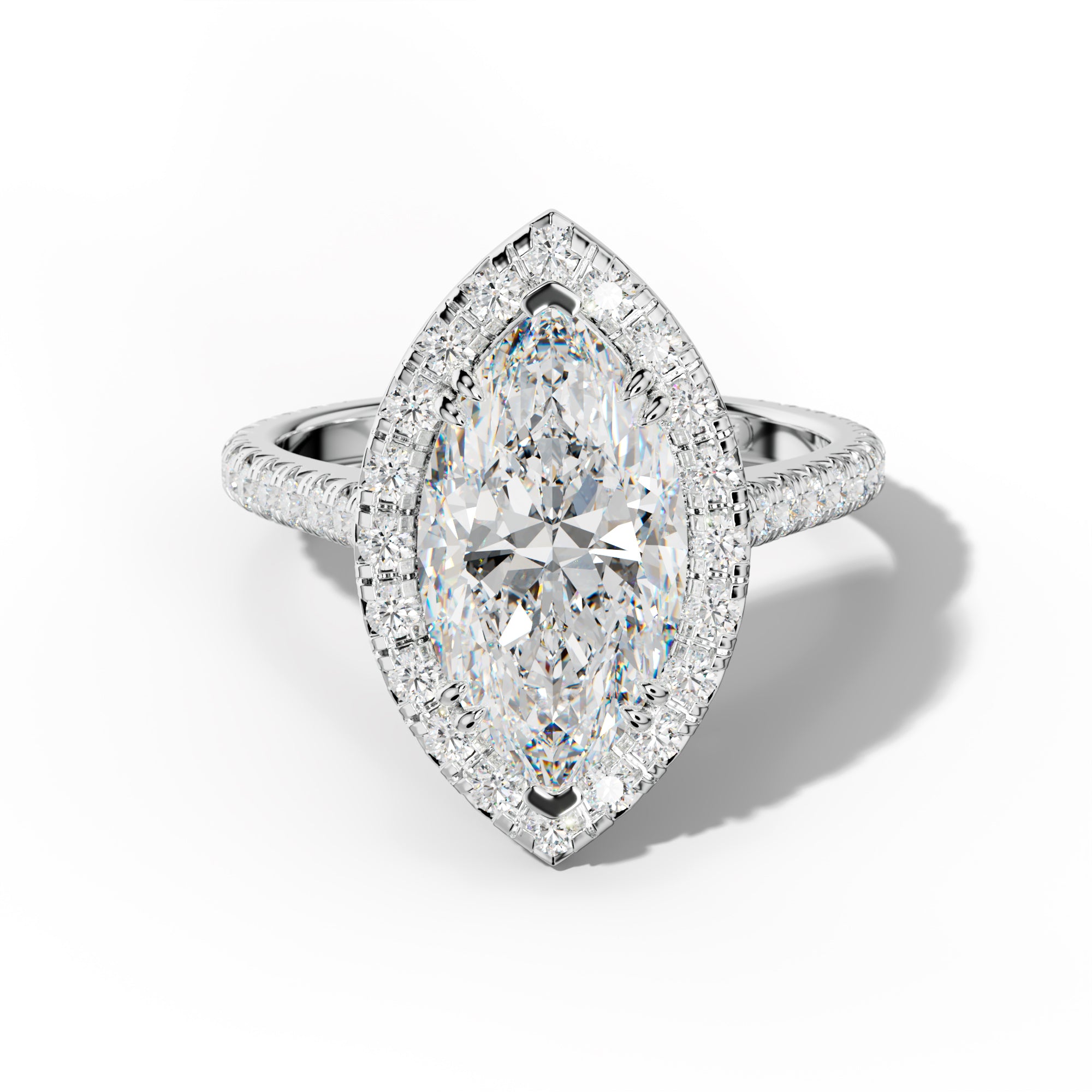 Madison Marquise Cut Diamond Engagement Ring