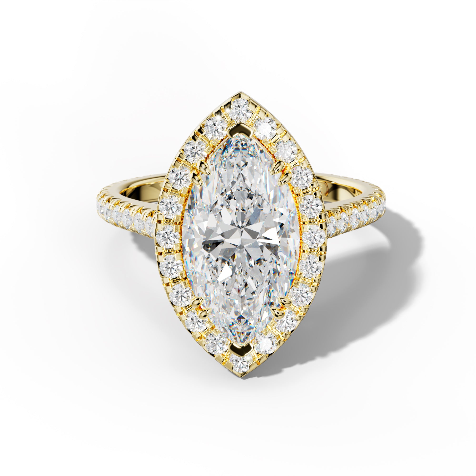 Madison Marquise Cut Diamond Engagement Ring