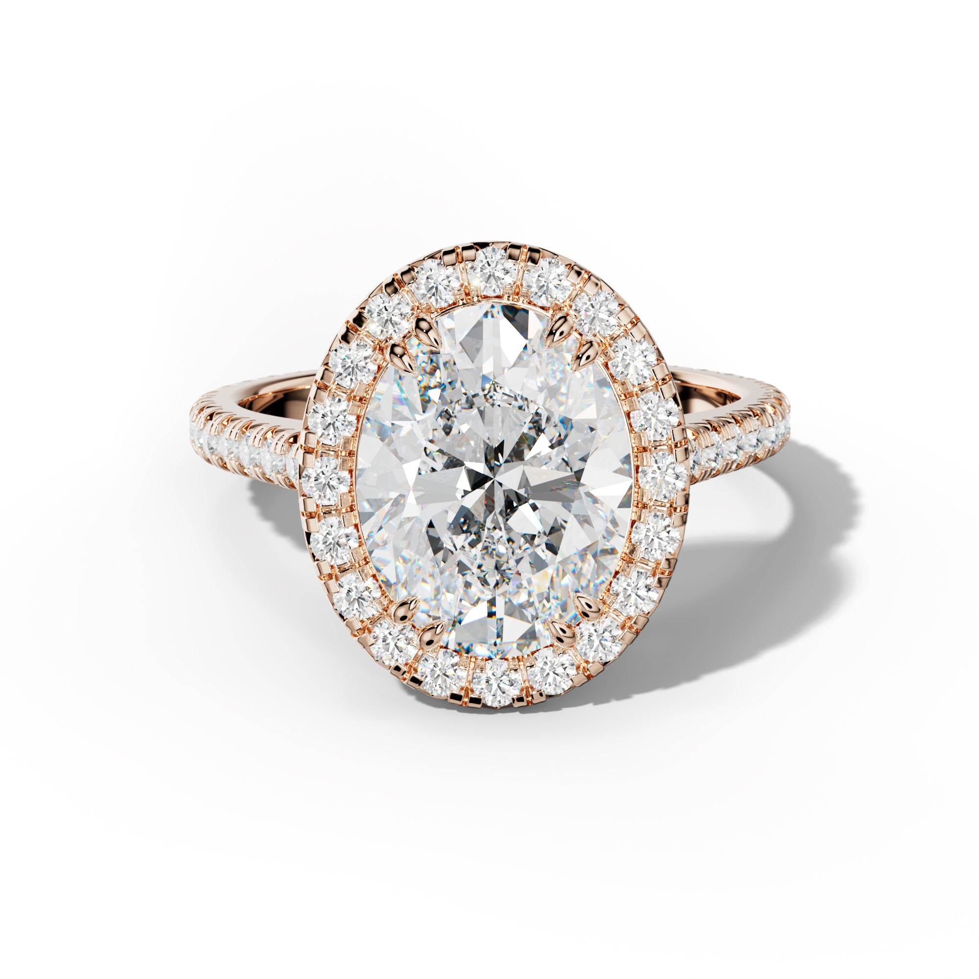 Madison Oval Diamond Engagement Ring