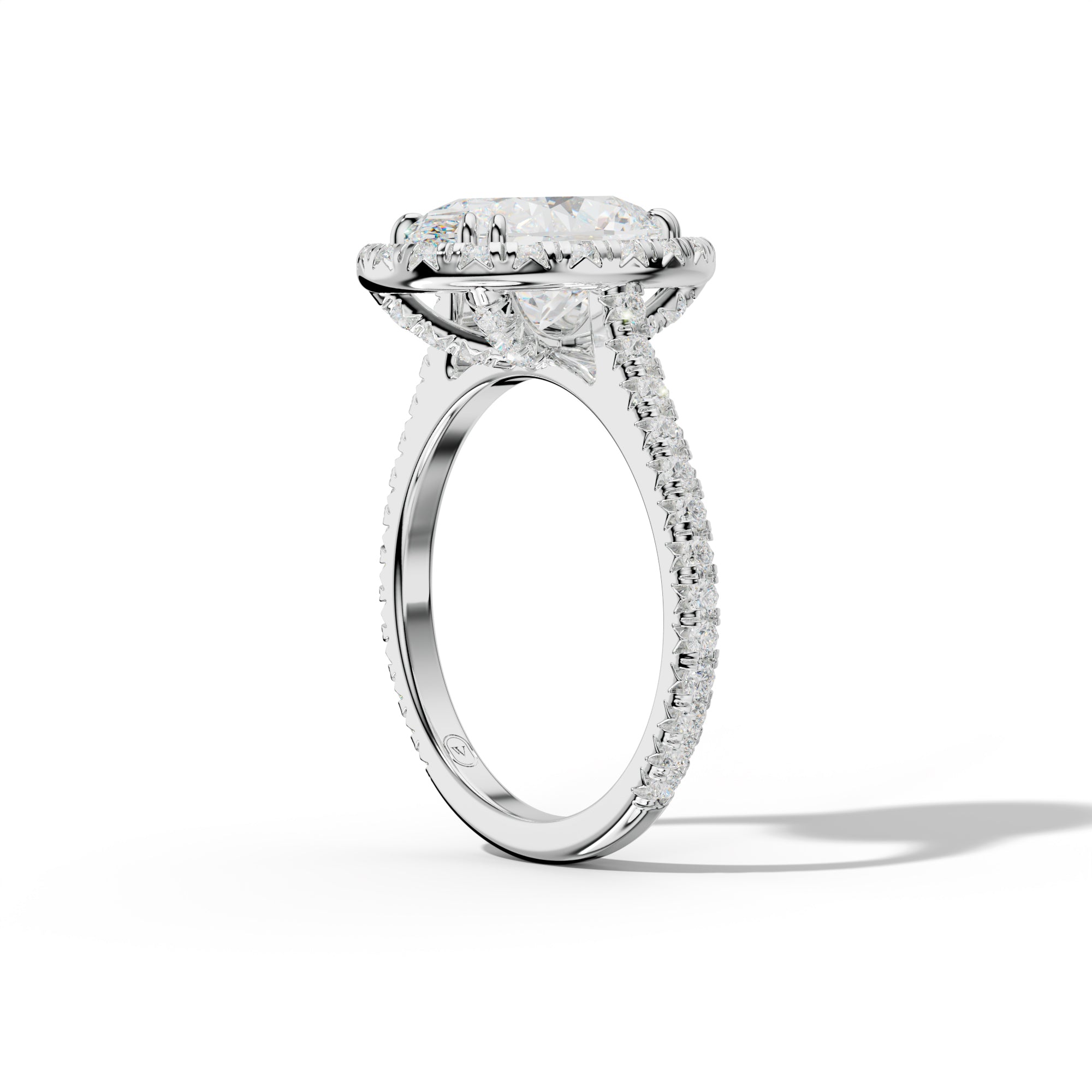 Madison Oval Diamond Engagement Ring