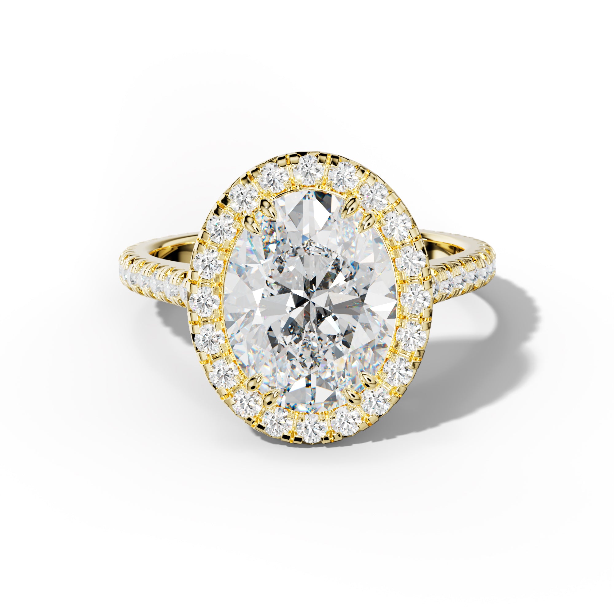 Madison Oval Diamond Engagement Ring