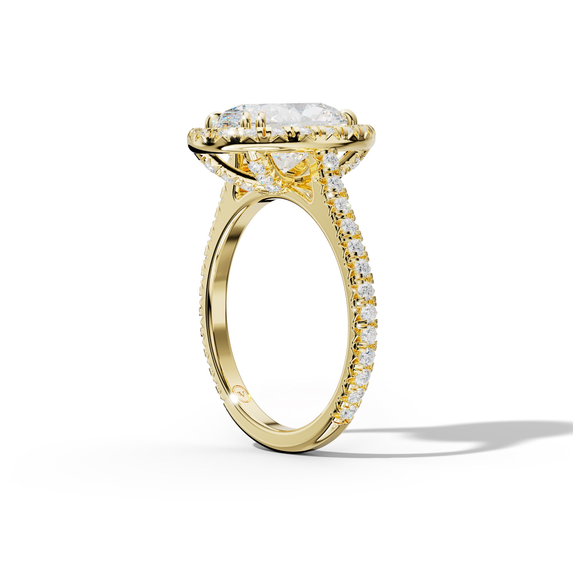 Madison Oval Diamond Engagement Ring