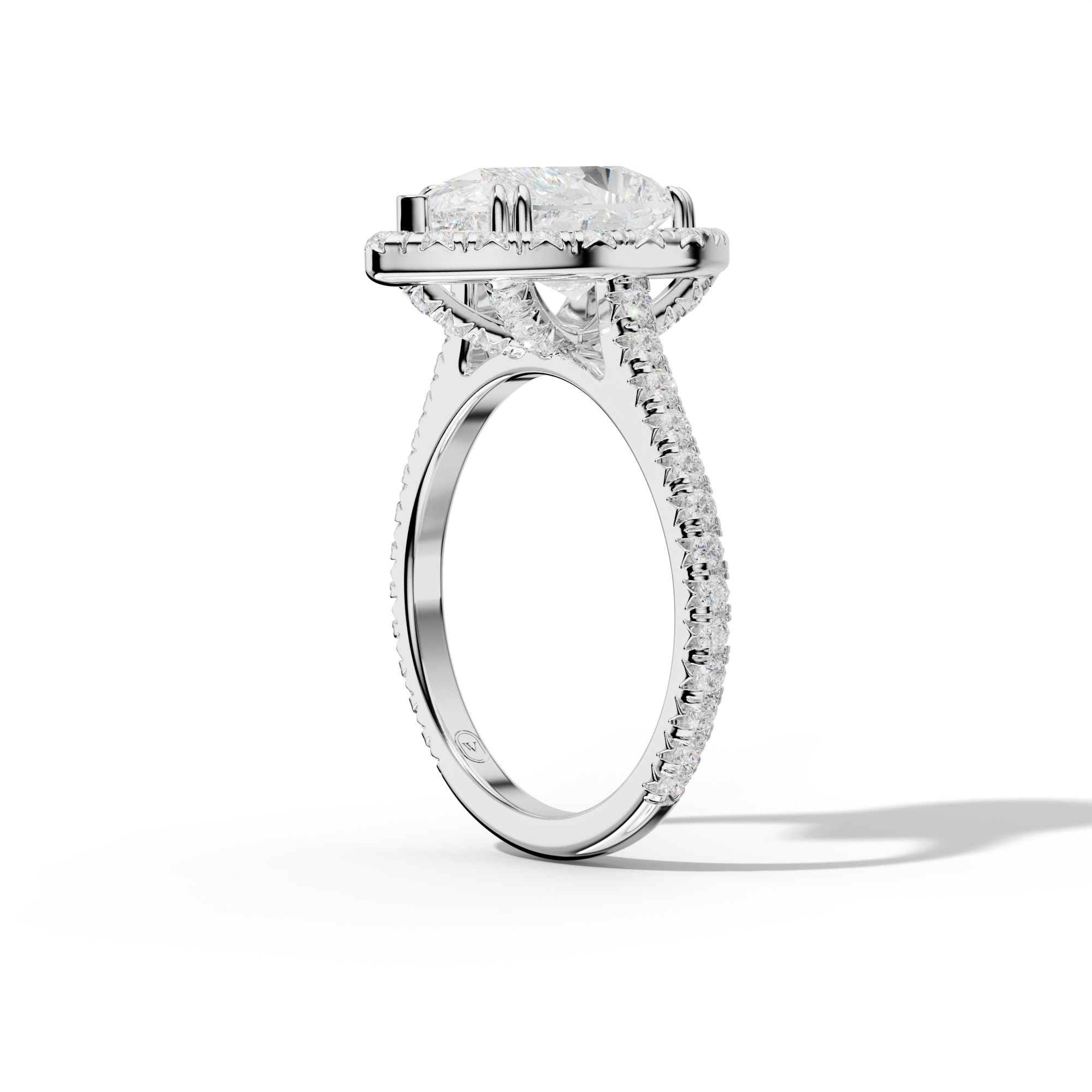 Madison Pear Shape Diamond Engagement Ring