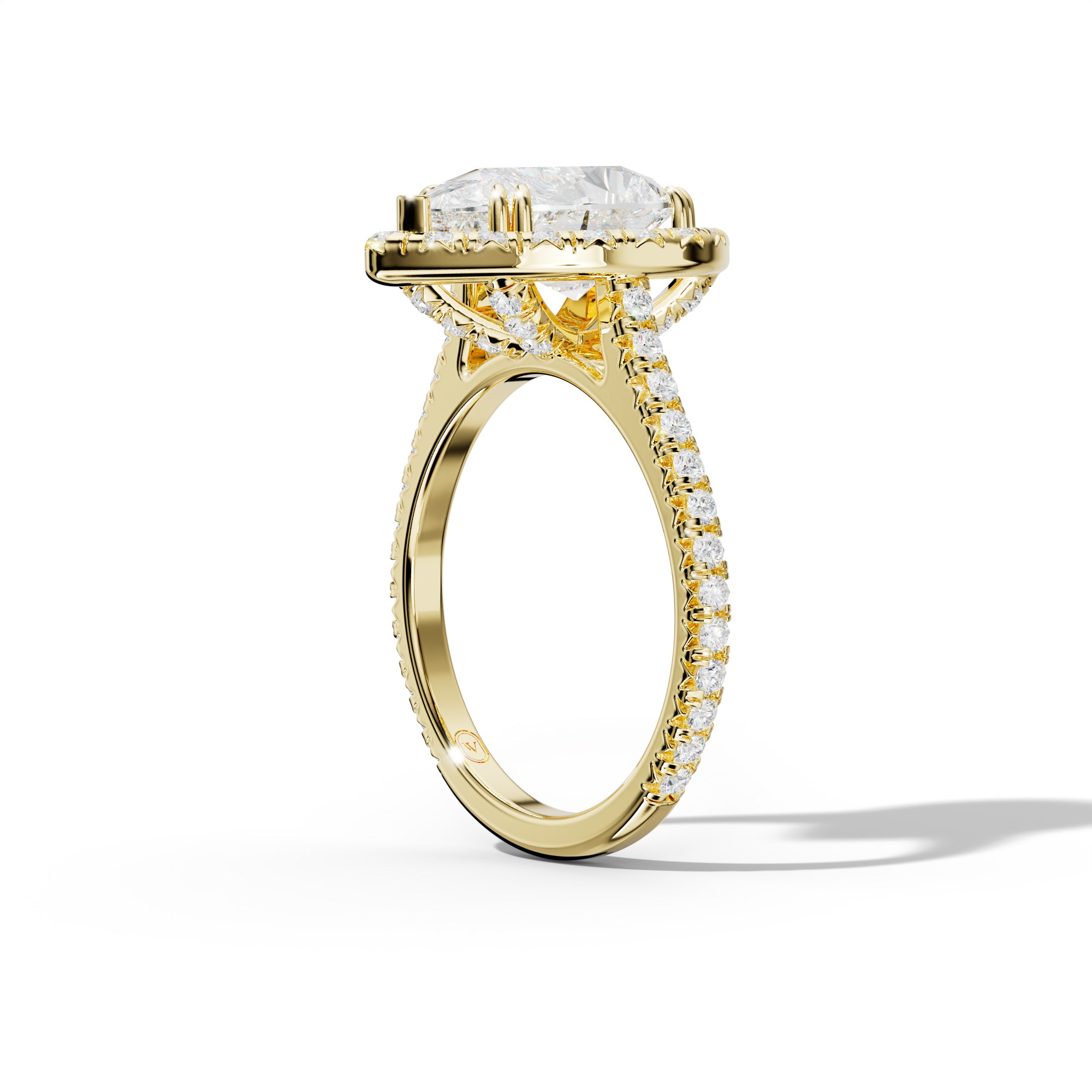 Madison Pear Shape Diamond Engagement Ring