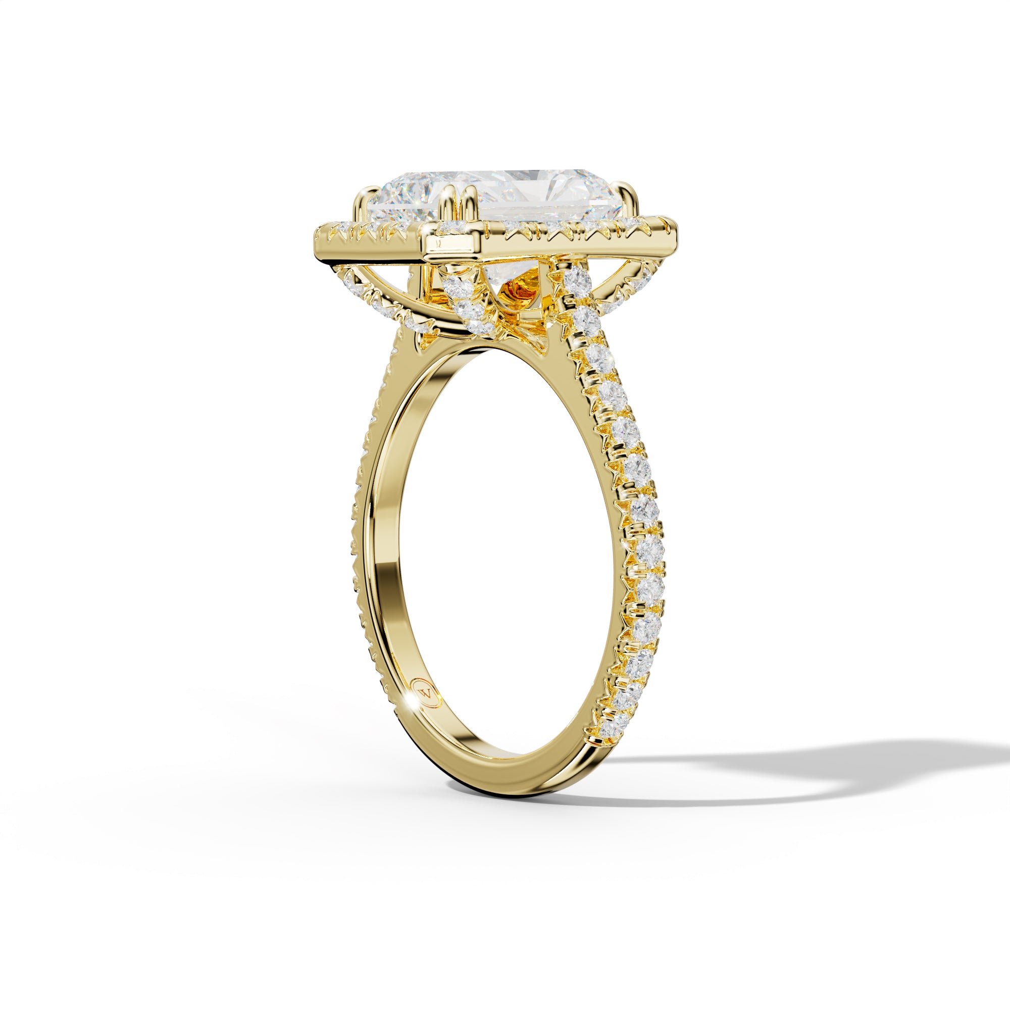 Madison Radiant Cut Diamond Engagement Ring