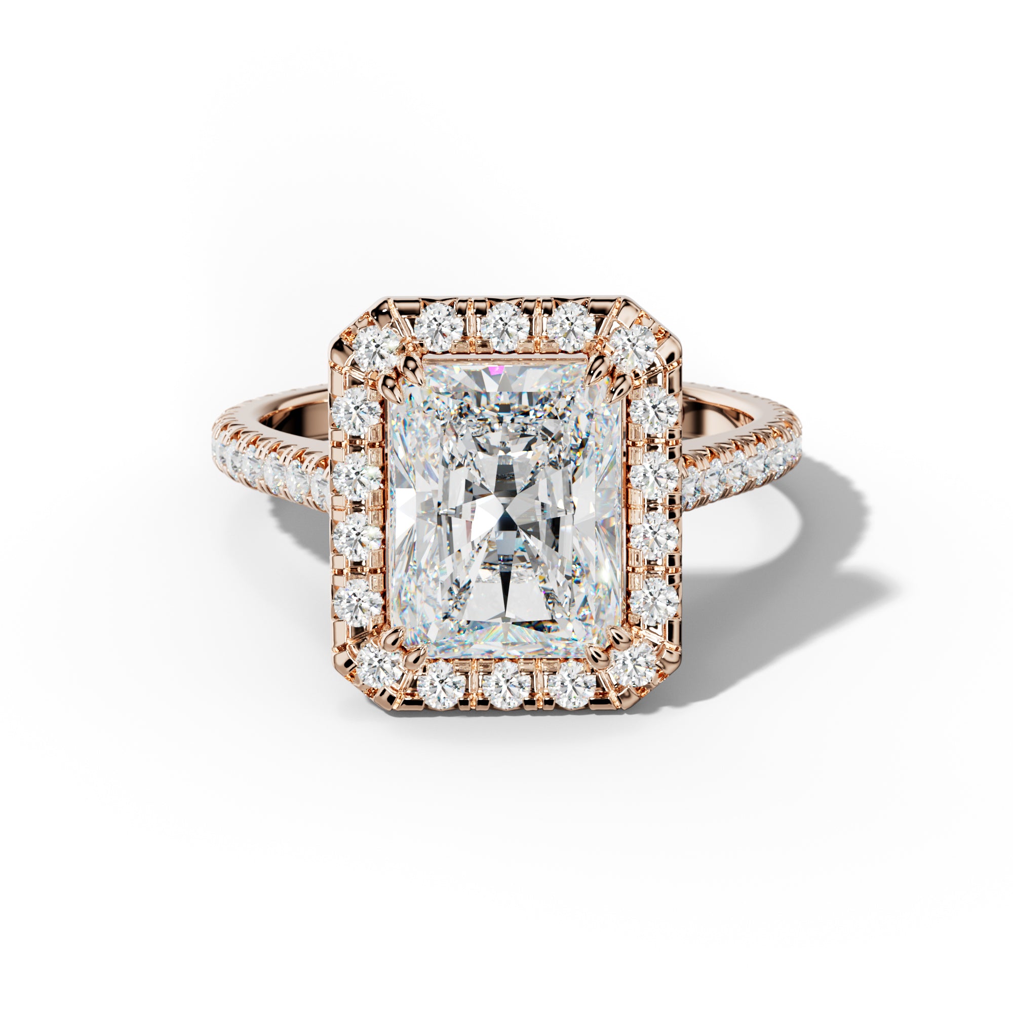 Madison Radiant Cut Diamond Engagement Ring