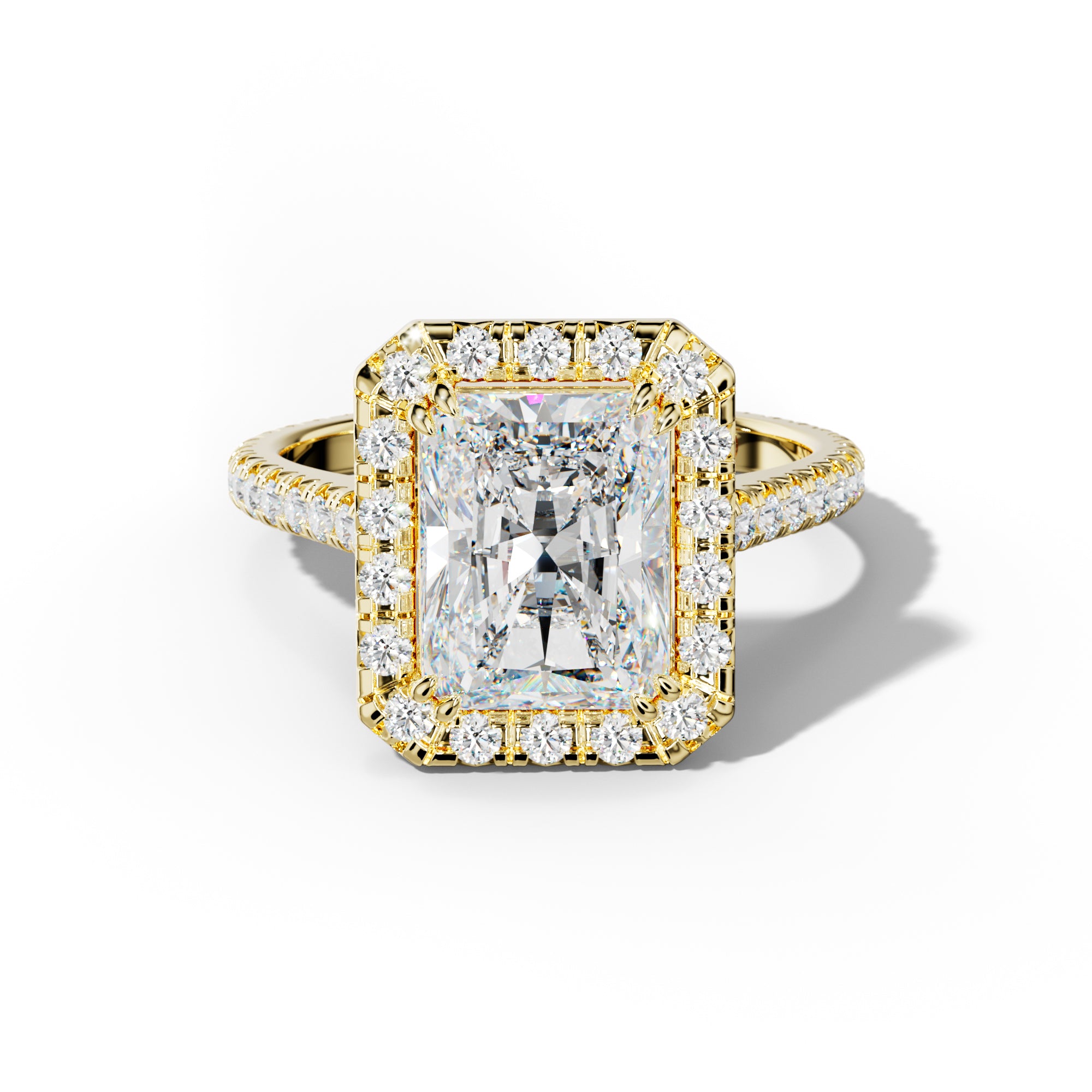 Madison Radiant Cut Diamond Engagement Ring
