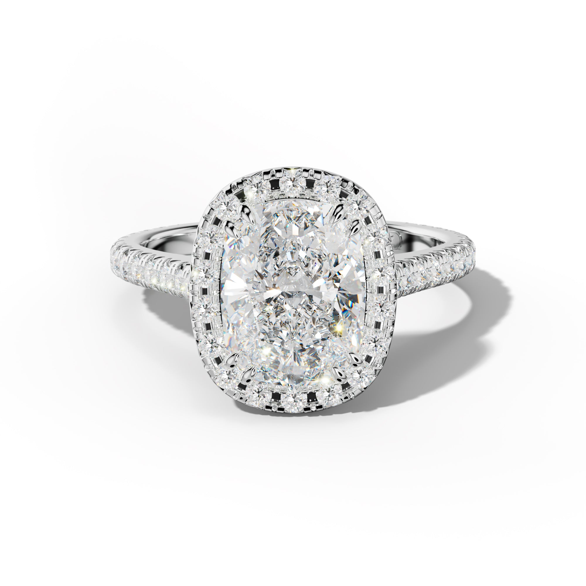 Madison Elongated Cushion Cut Engagement Ring