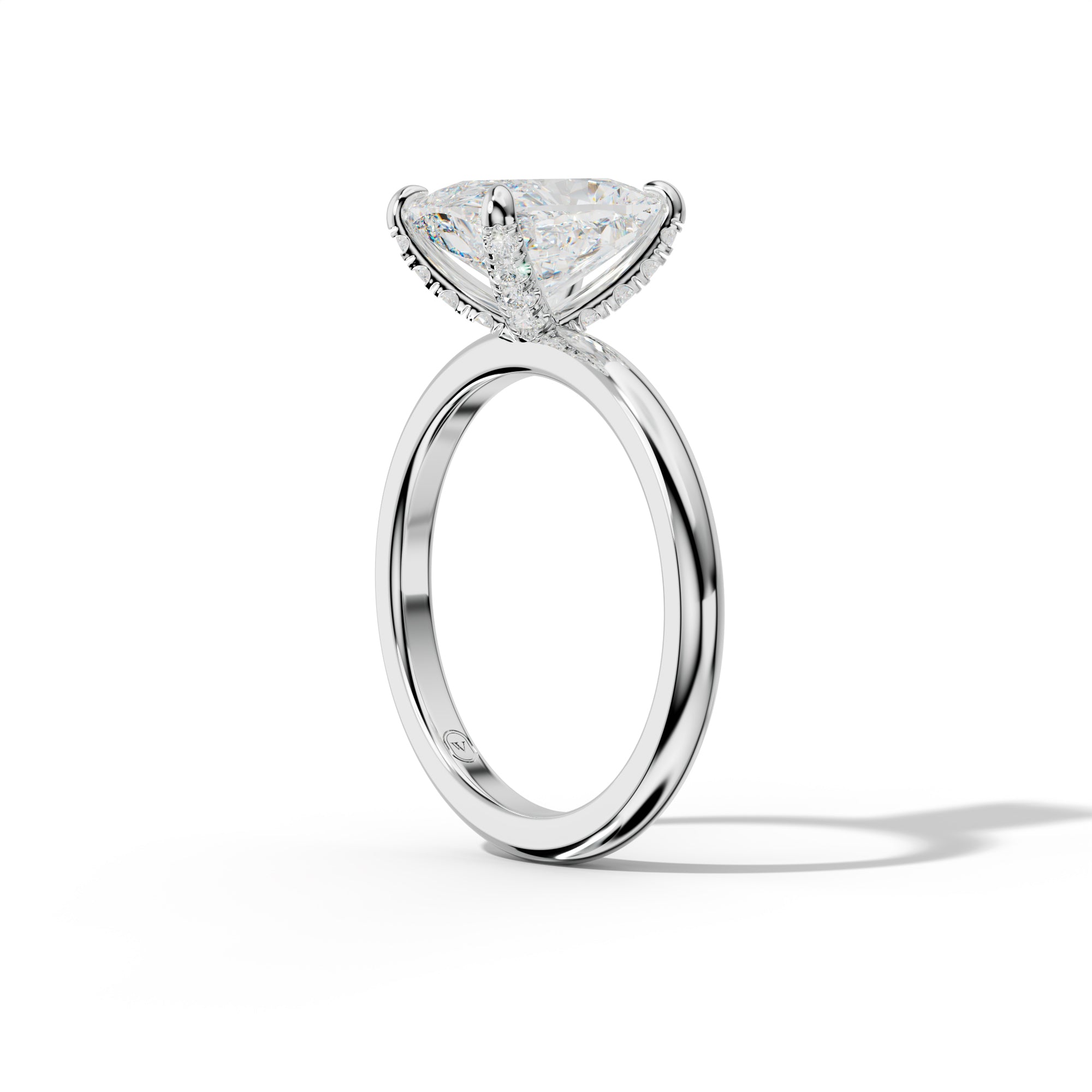Anna Elongated Cushion Cut Engagement Ring