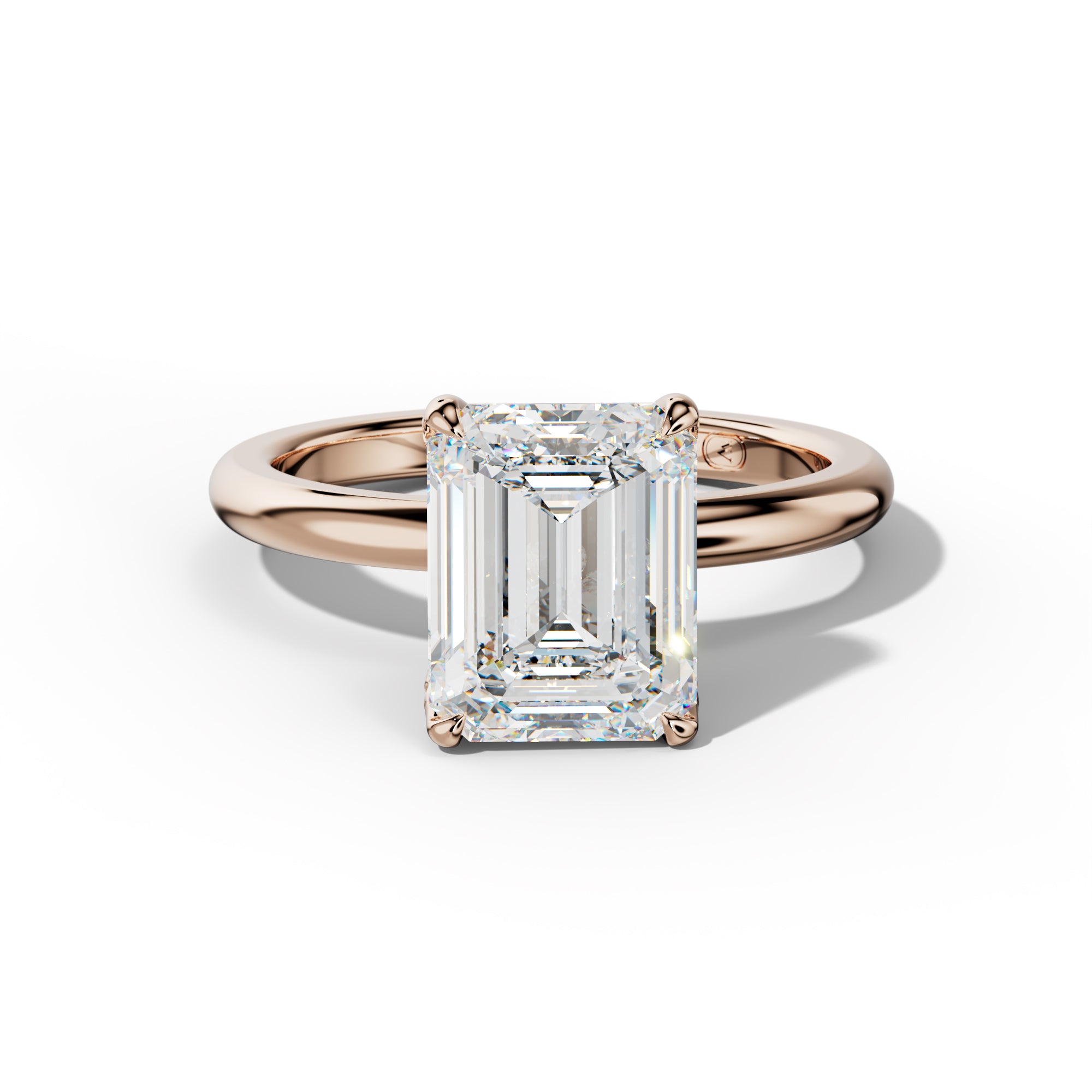 Anna Emerald Cut Engagement Ring