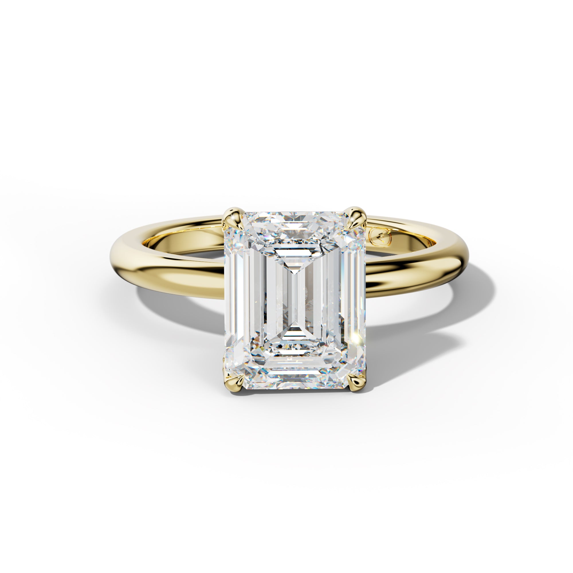 Anna Emerald Cut Engagement Ring