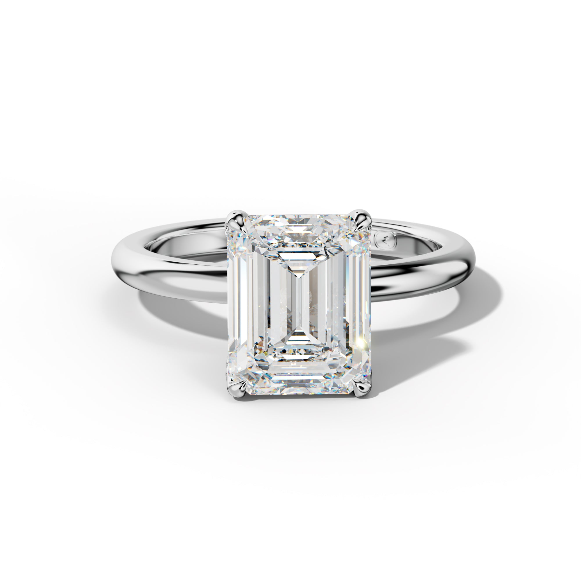Anna Emerald Cut Engagement Ring