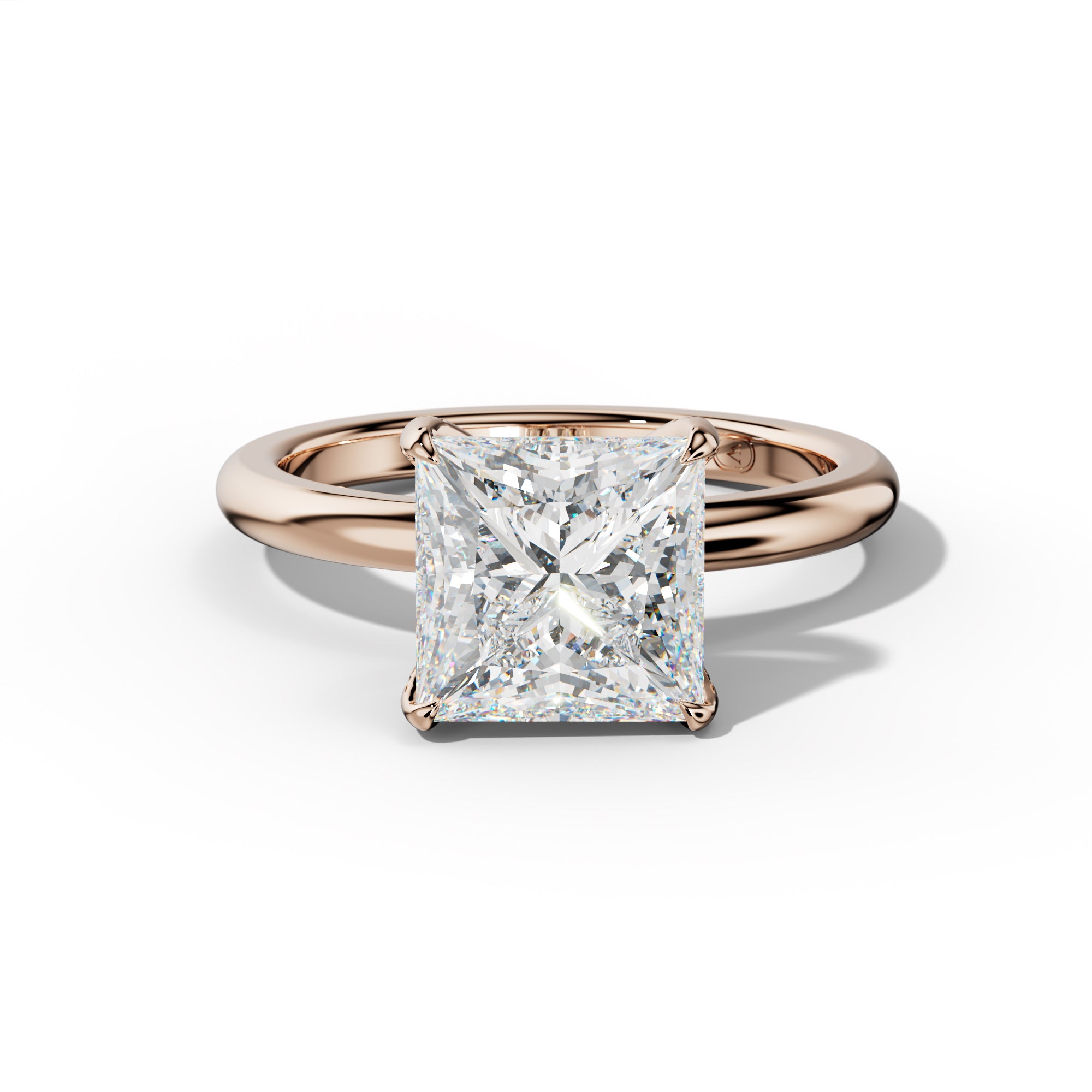 Anna Princess Cut Engagement Ring