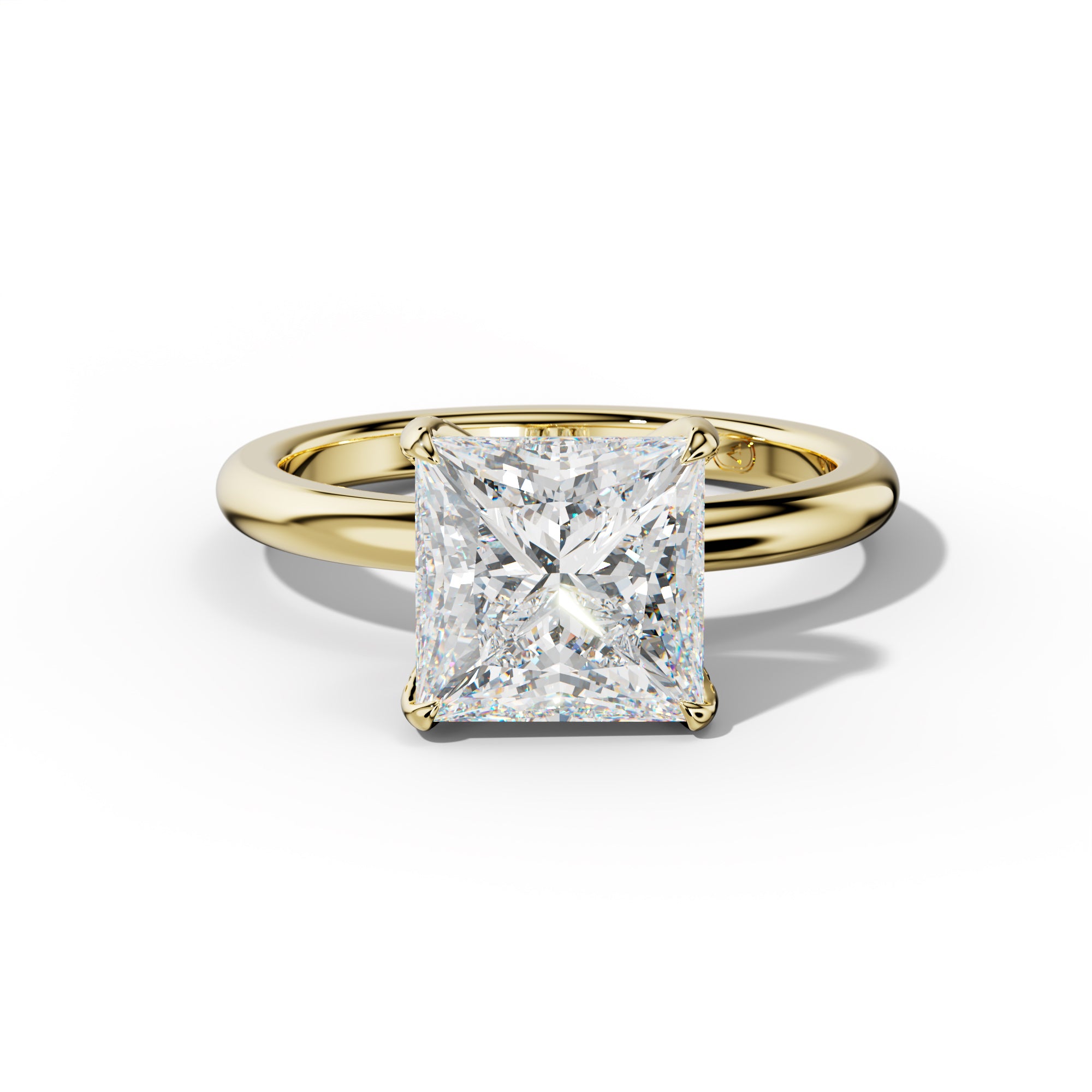 Anna Princess Cut Engagement Ring