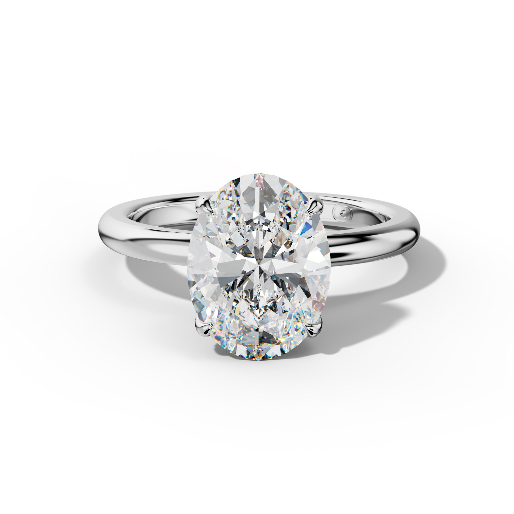 Anna Oval Diamond Engagement Ring