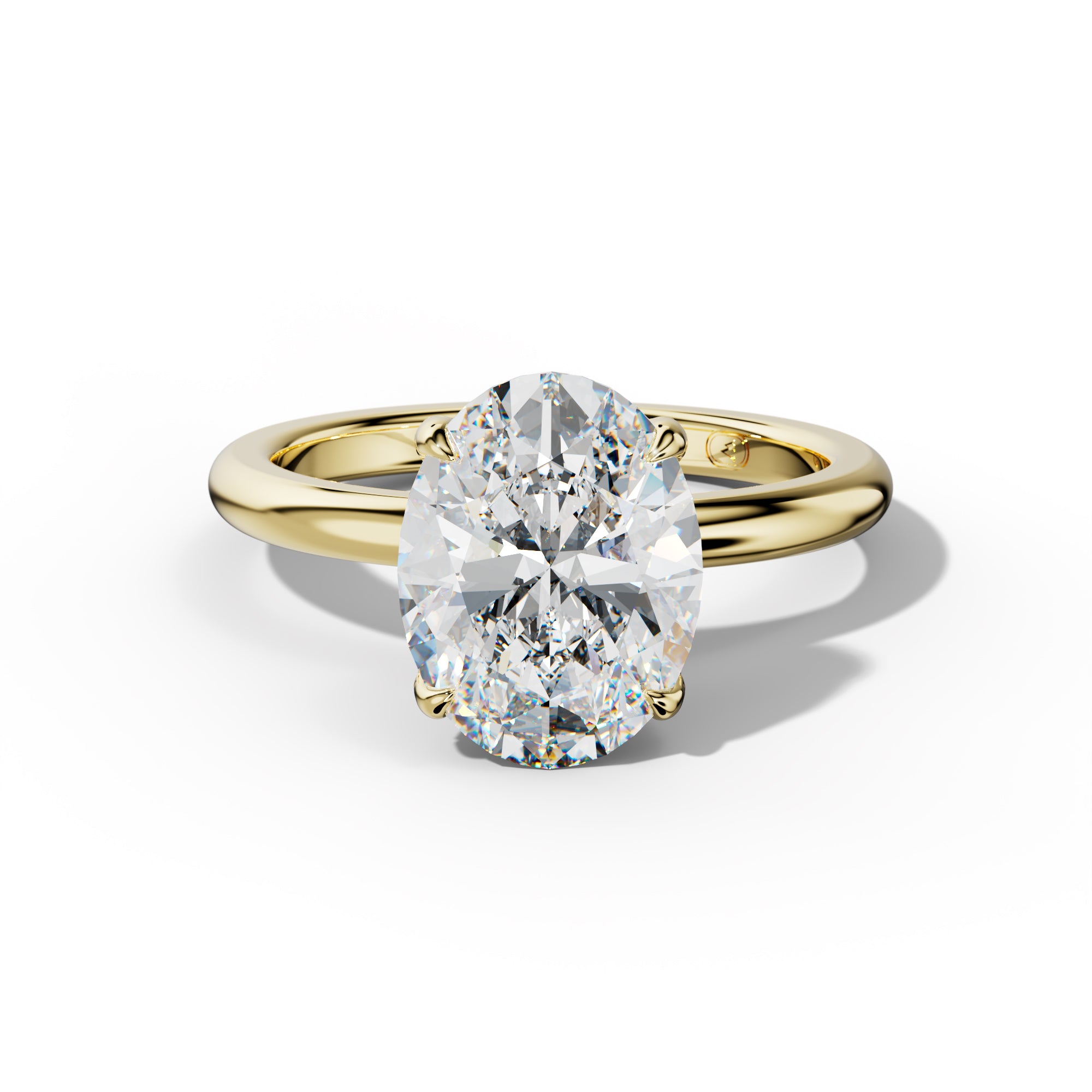 Anna Oval Diamond Engagement Ring