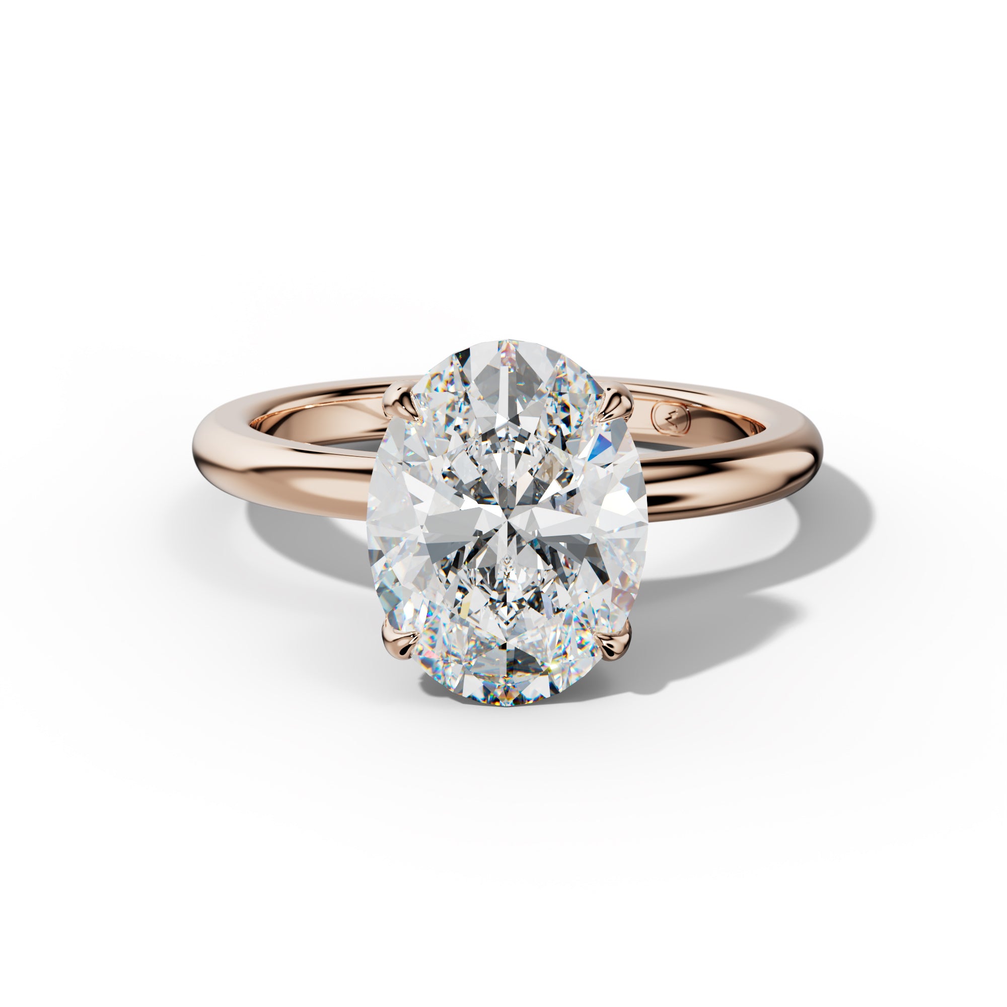 Anna Oval Diamond Engagement Ring